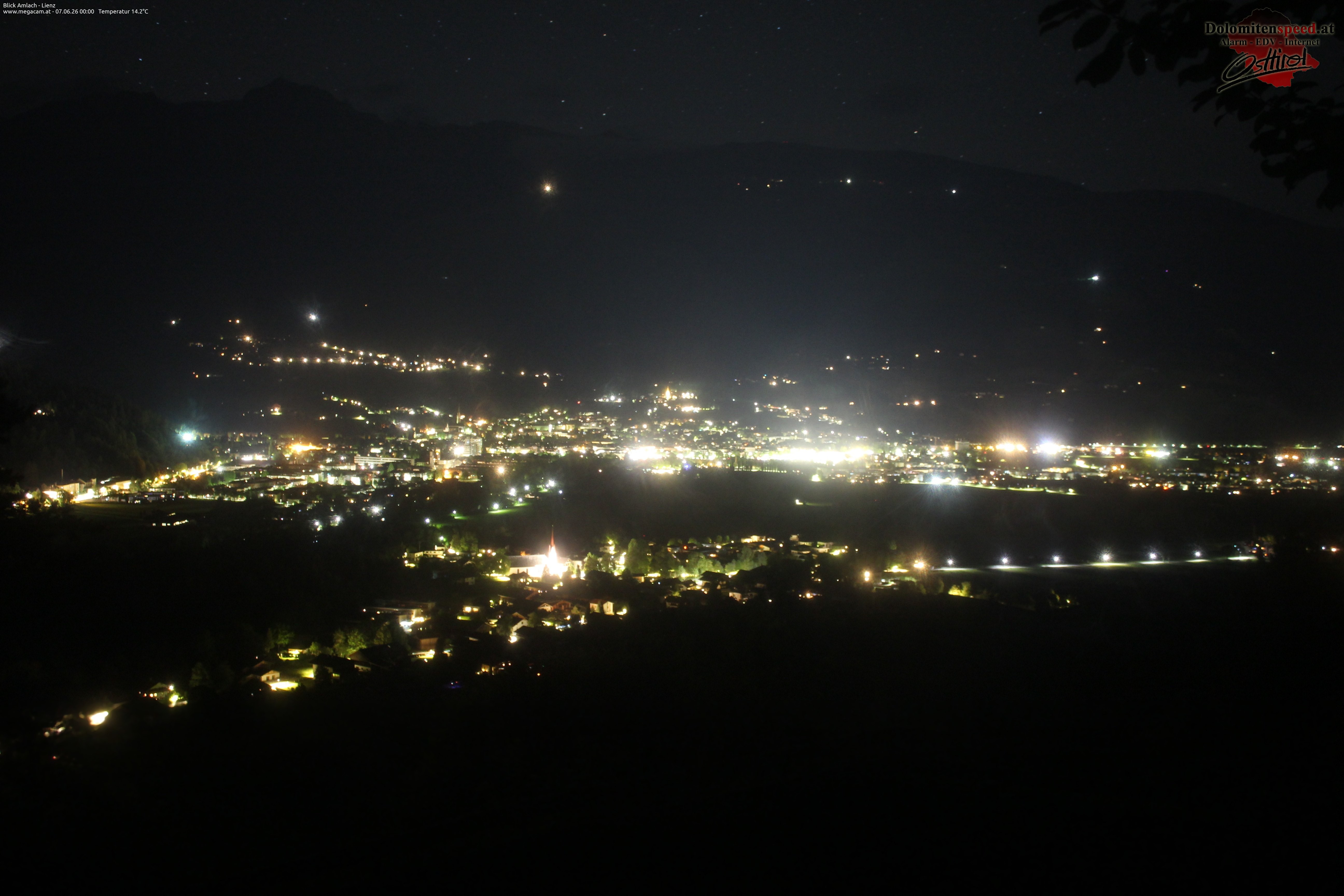 Archiv Foto Webcam Blick Amlach - Lienz - Osttirol