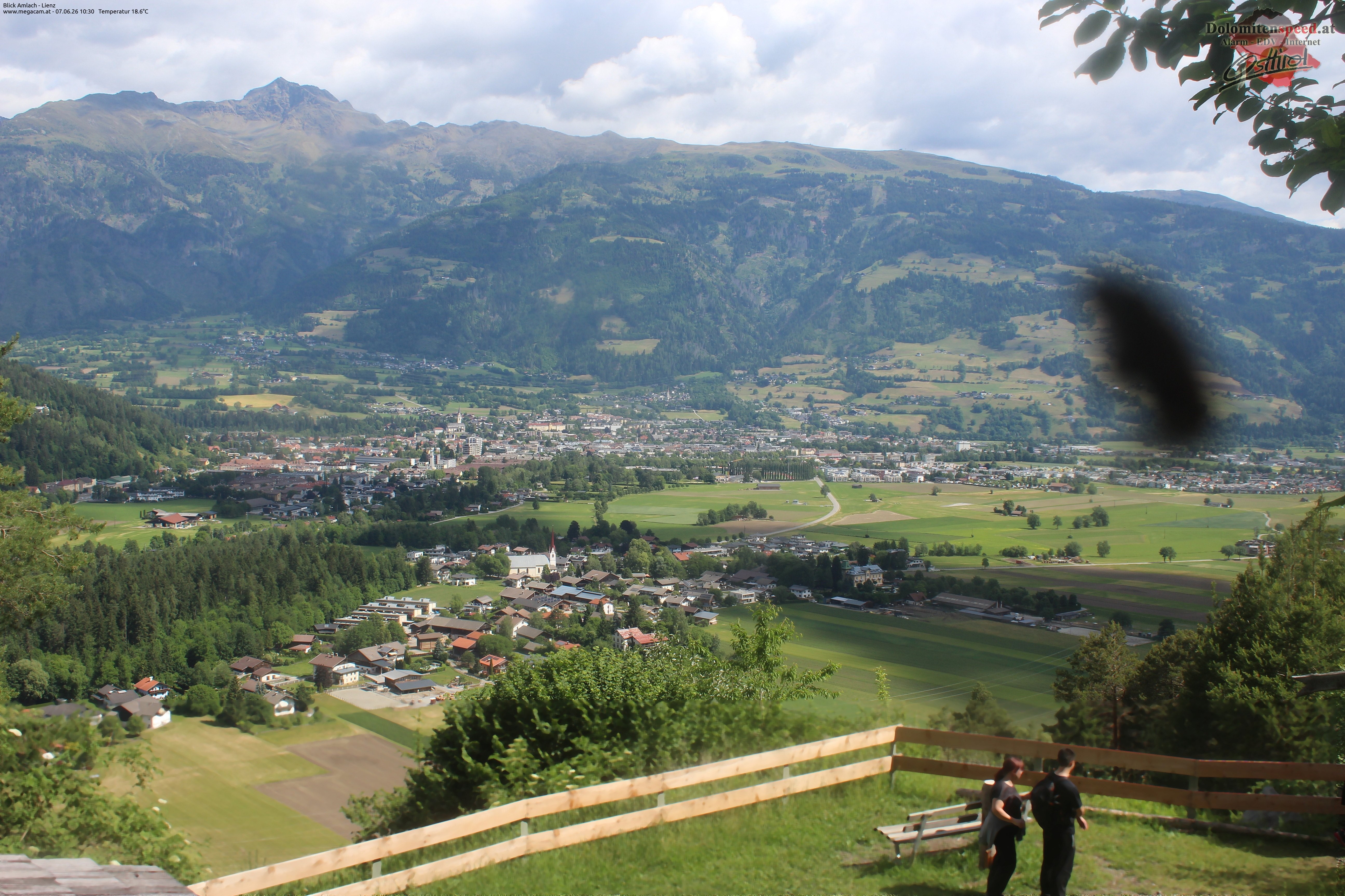 Archiv Foto Webcam Blick Amlach - Lienz - Osttirol