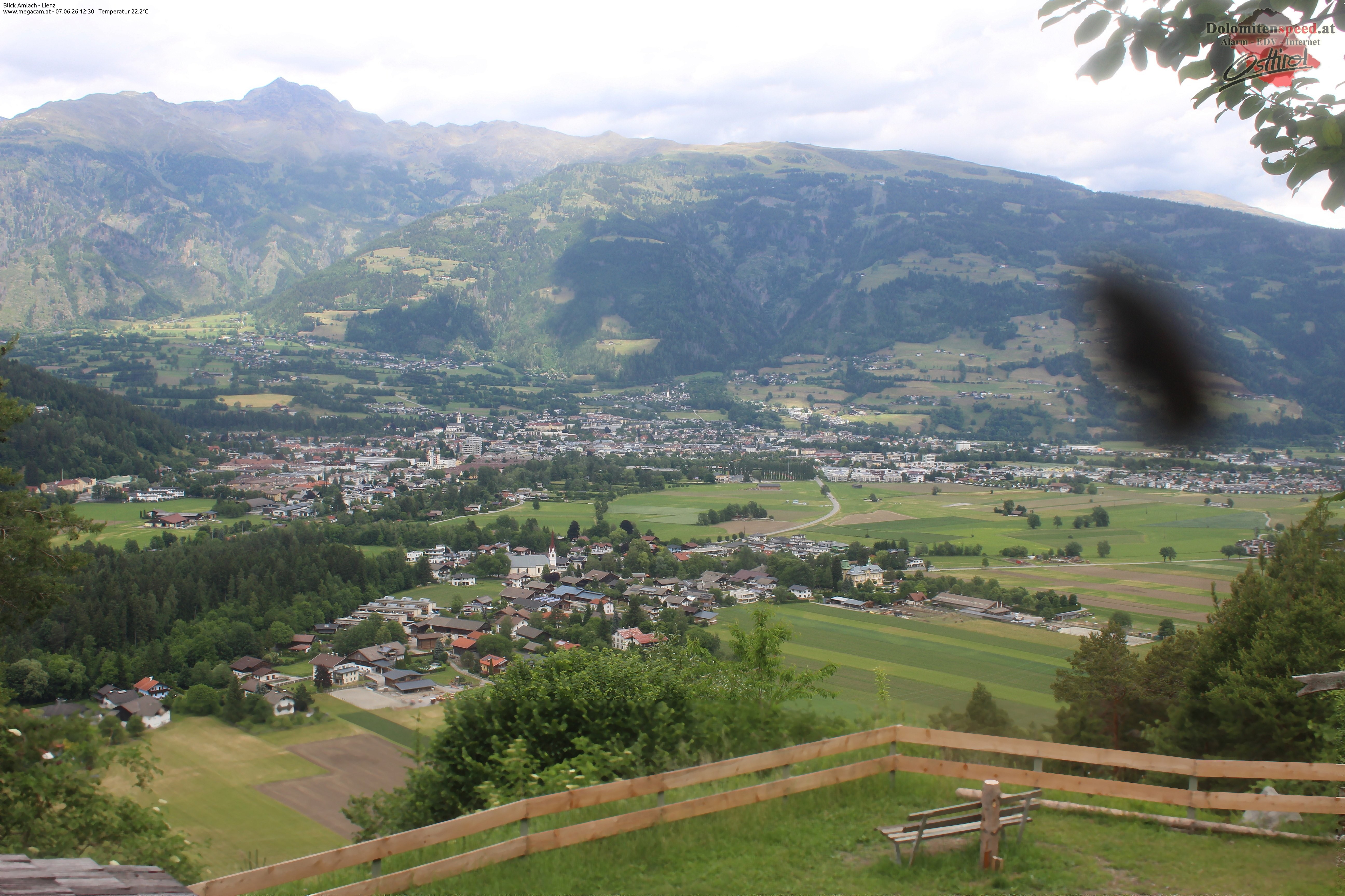 Archiv Foto Webcam Blick Amlach - Lienz - Osttirol