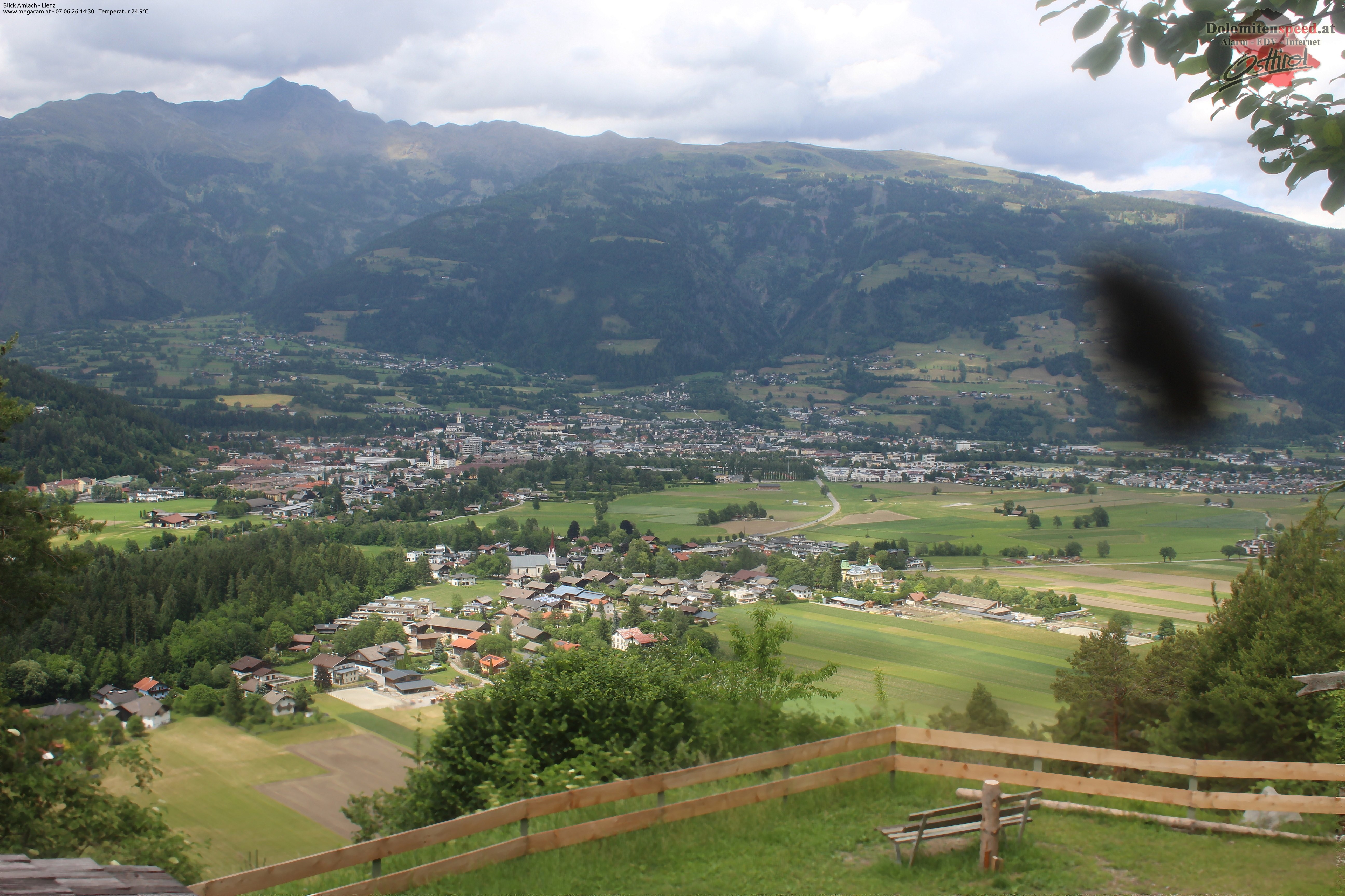 Archiv Foto Webcam Blick Amlach - Lienz - Osttirol