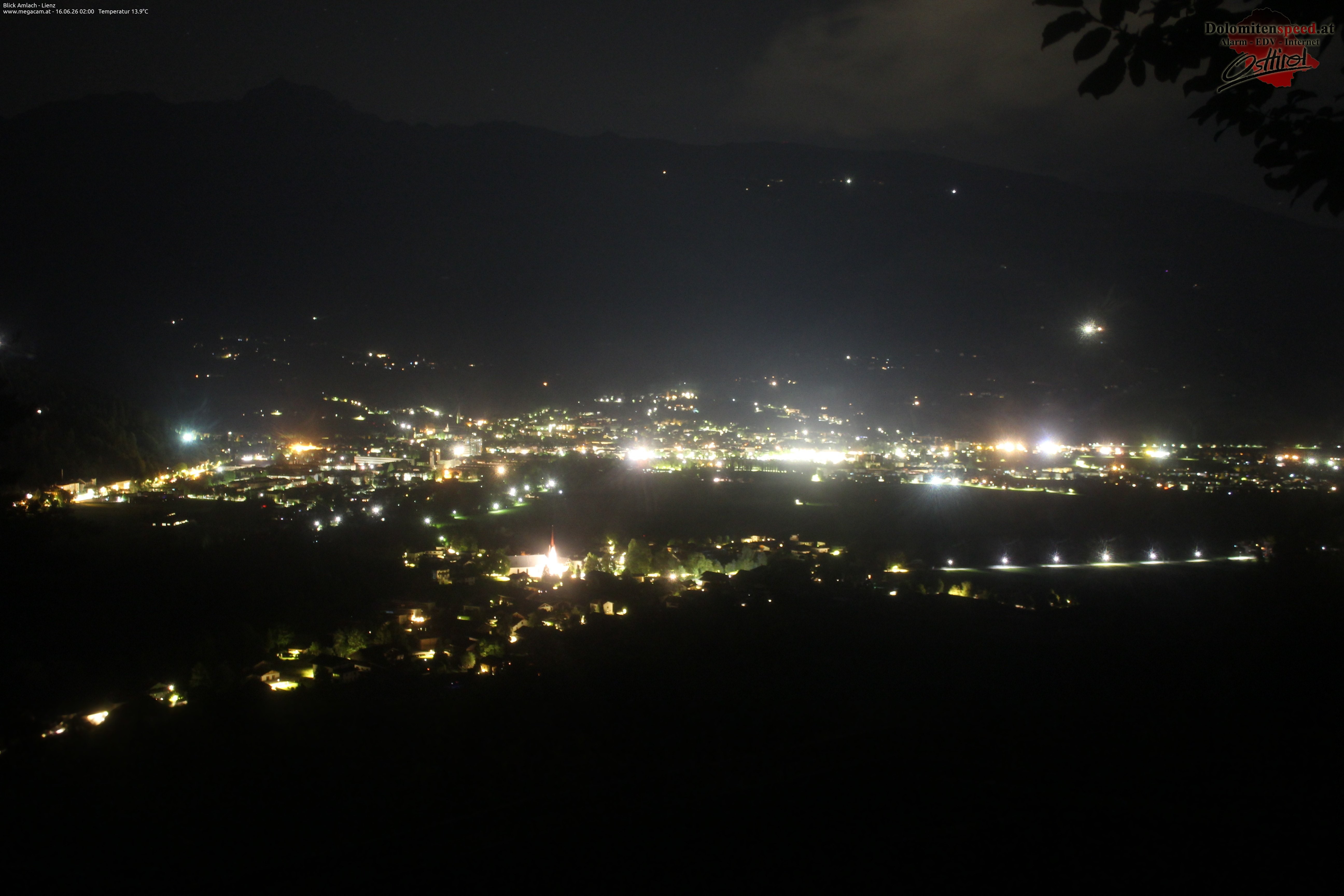 Archiv Foto Webcam Blick Amlach - Lienz - Osttirol