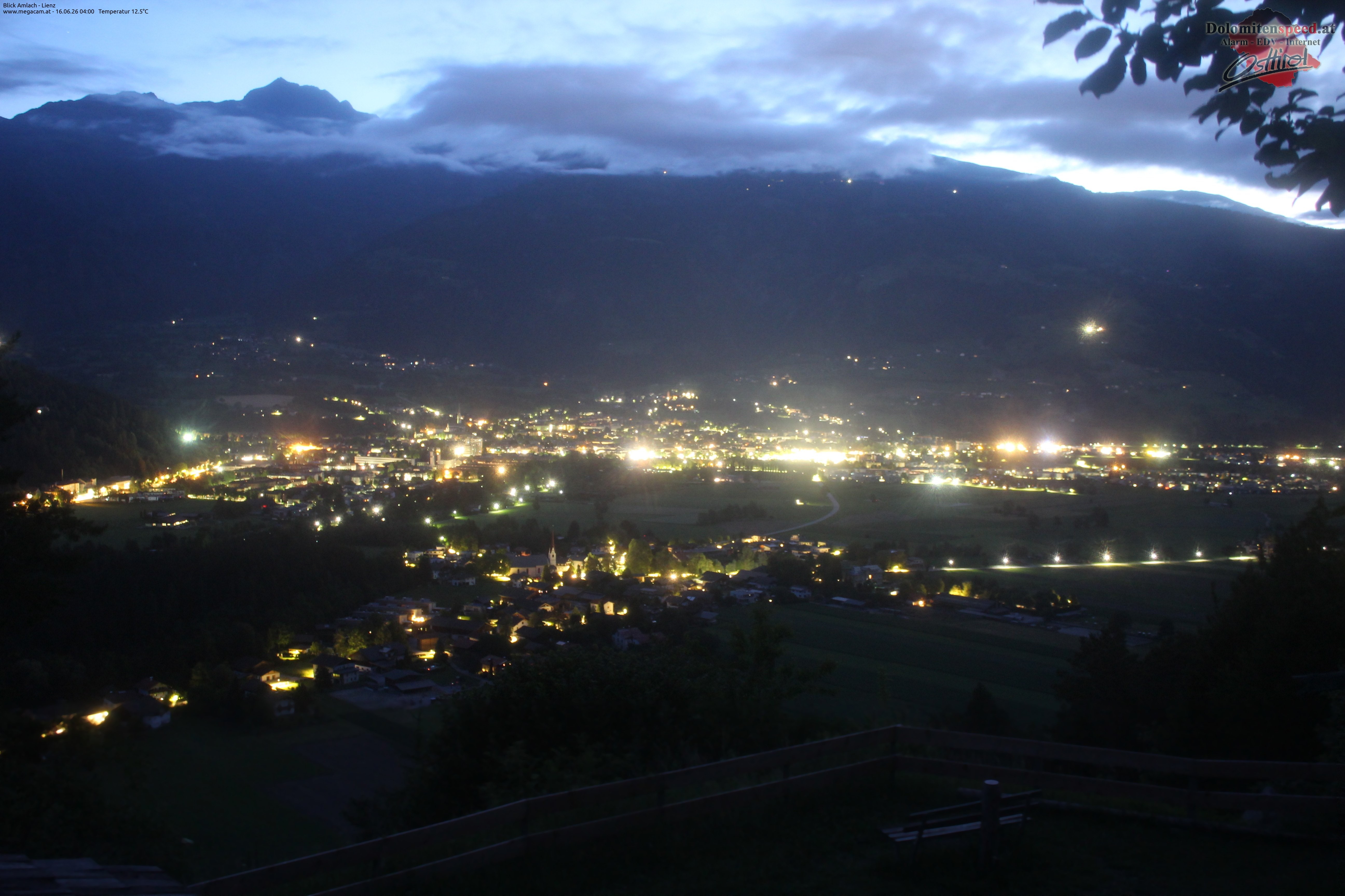 Archiv Foto Webcam Blick Amlach - Lienz - Osttirol