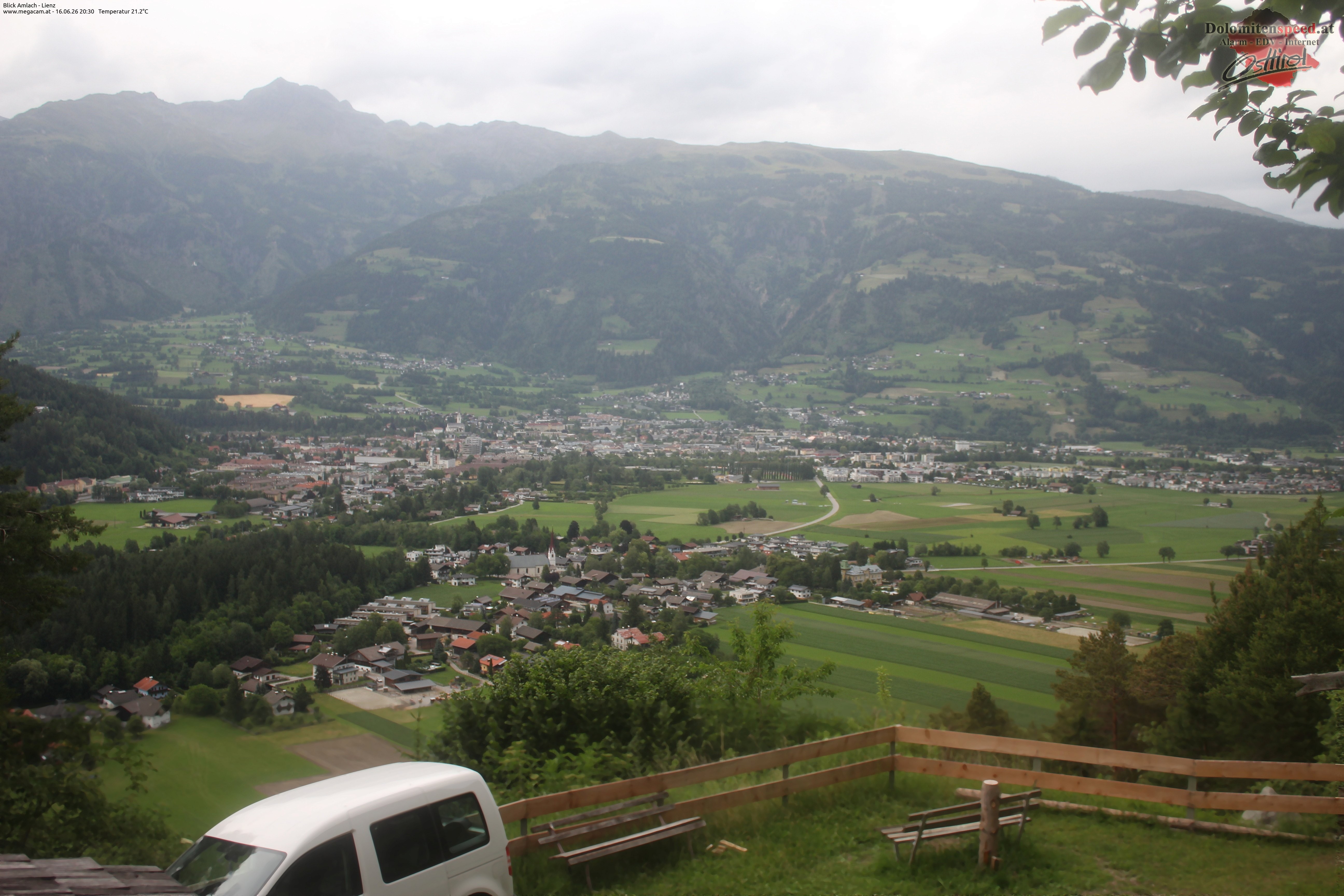 Archiv Foto Webcam Blick Amlach - Lienz - Osttirol