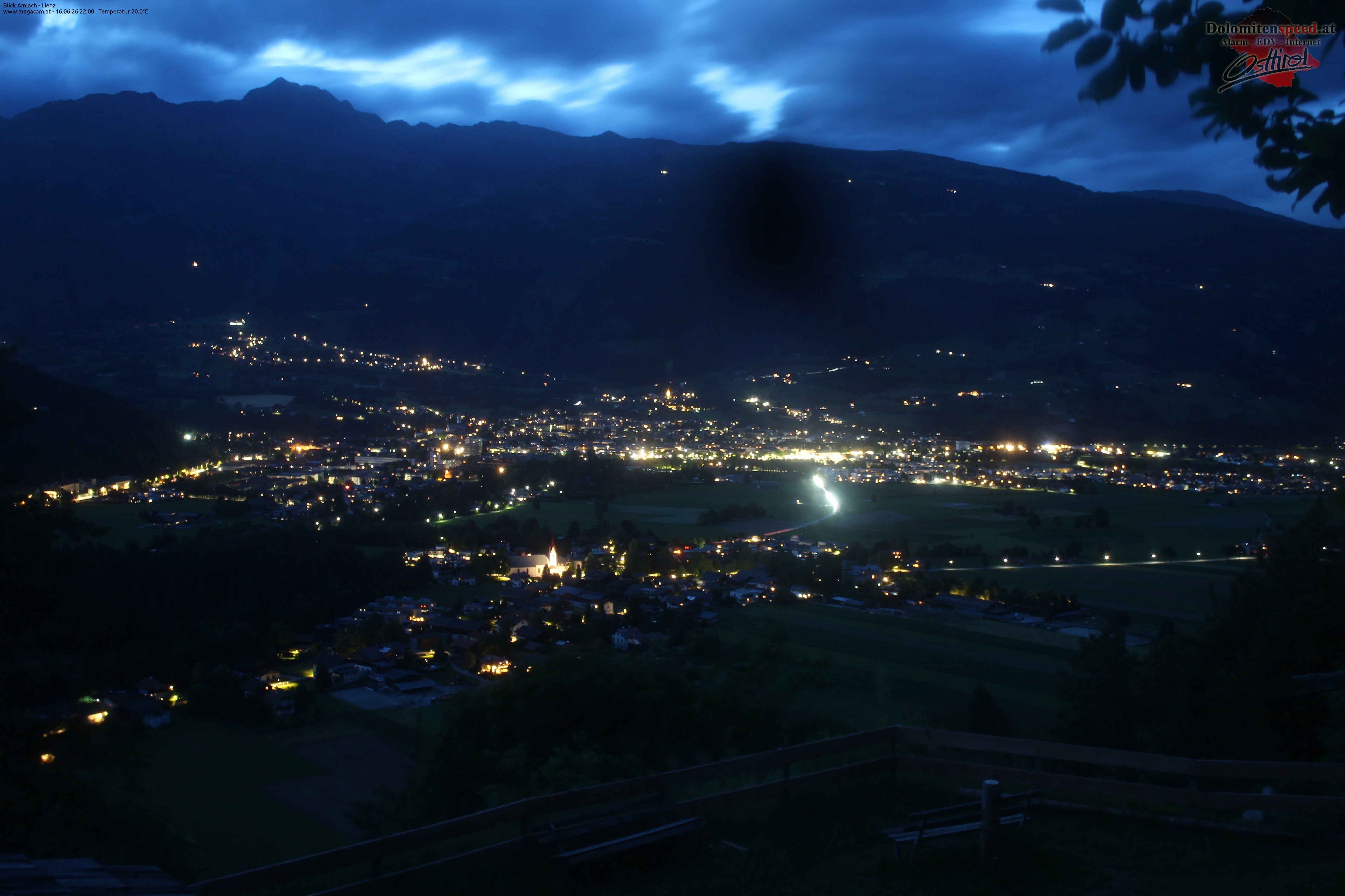 Archiv Foto Webcam Blick Amlach - Lienz - Osttirol