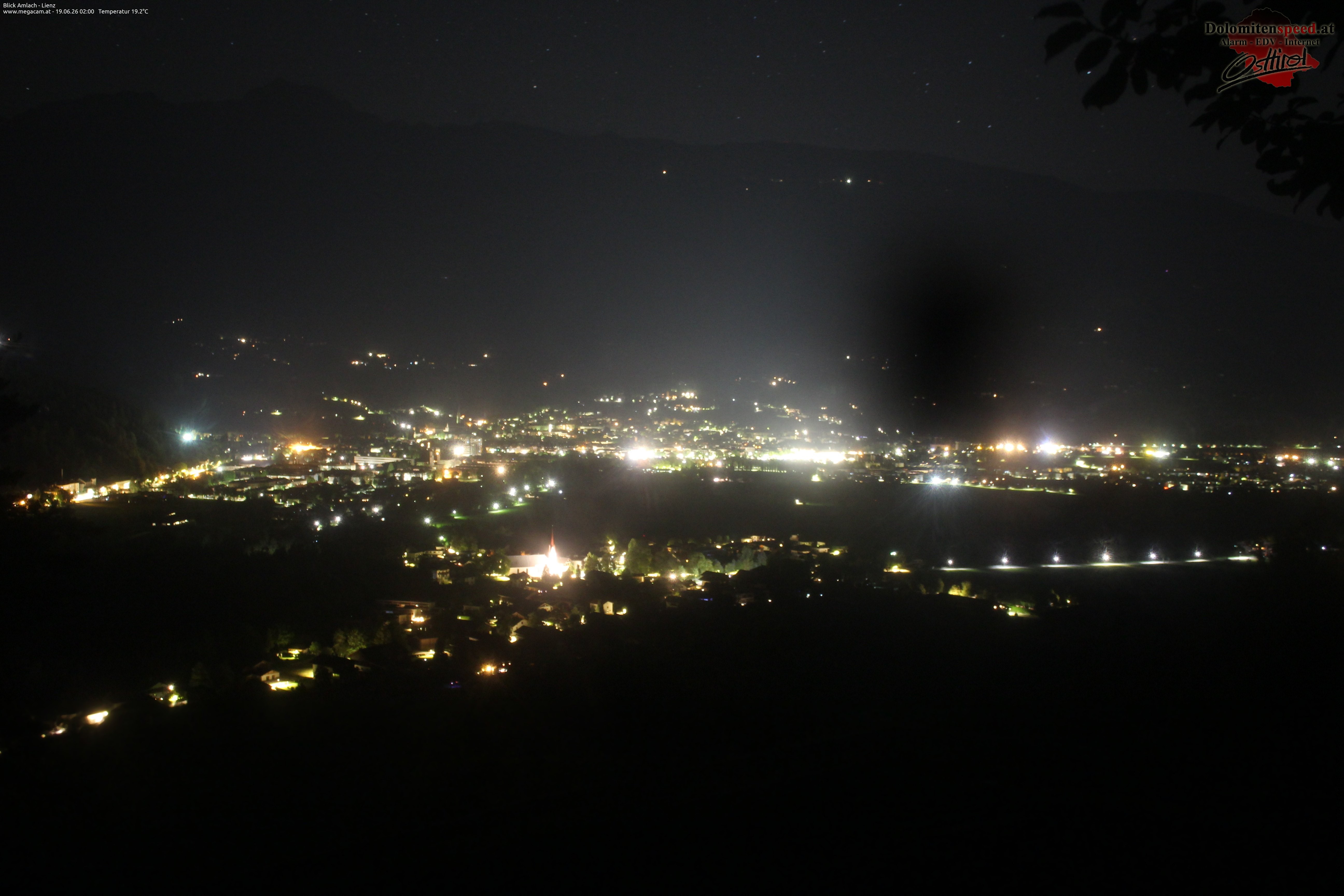 Archiv Foto Webcam Blick Amlach - Lienz - Osttirol