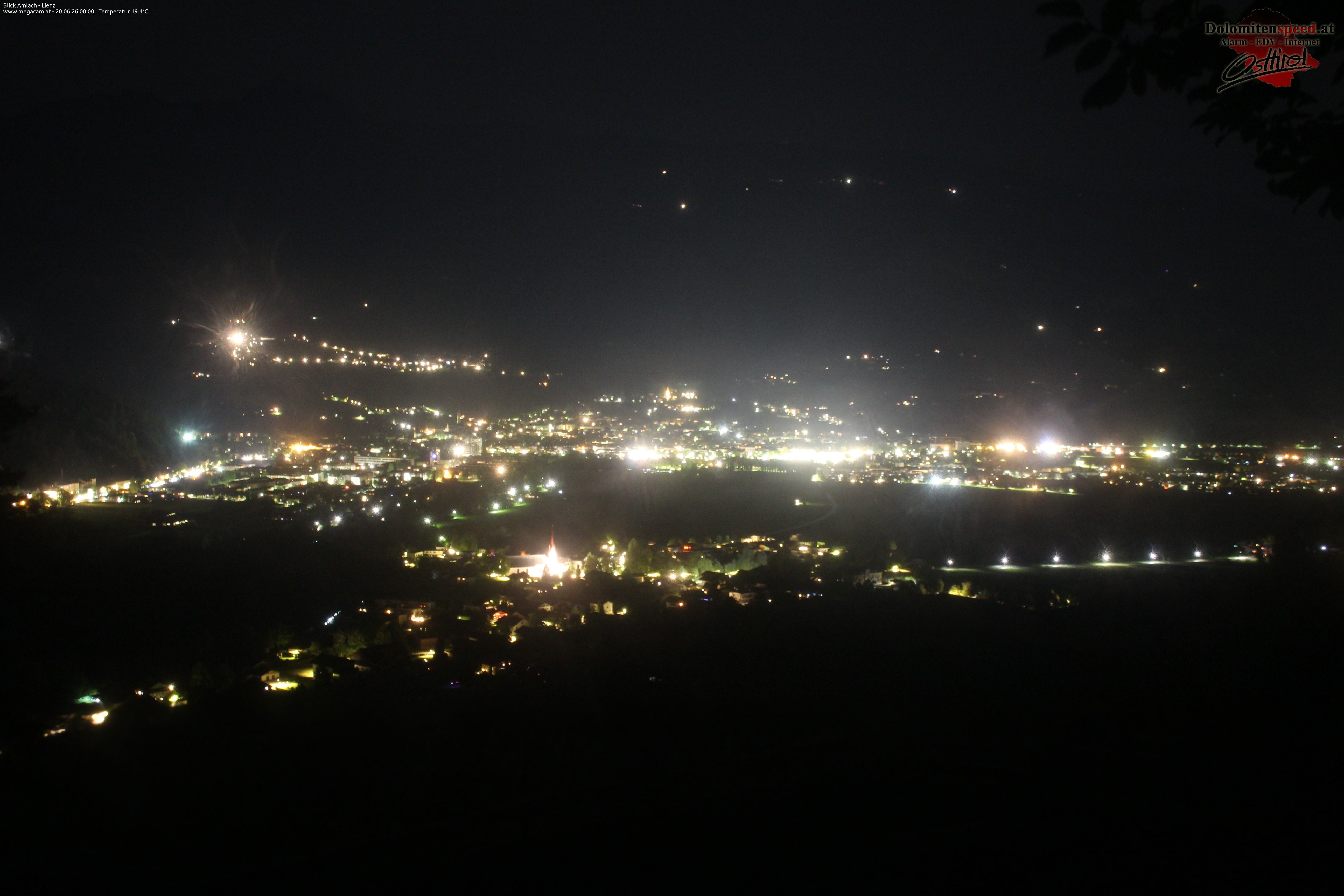 Archiv Foto Webcam Blick Amlach - Lienz - Osttirol