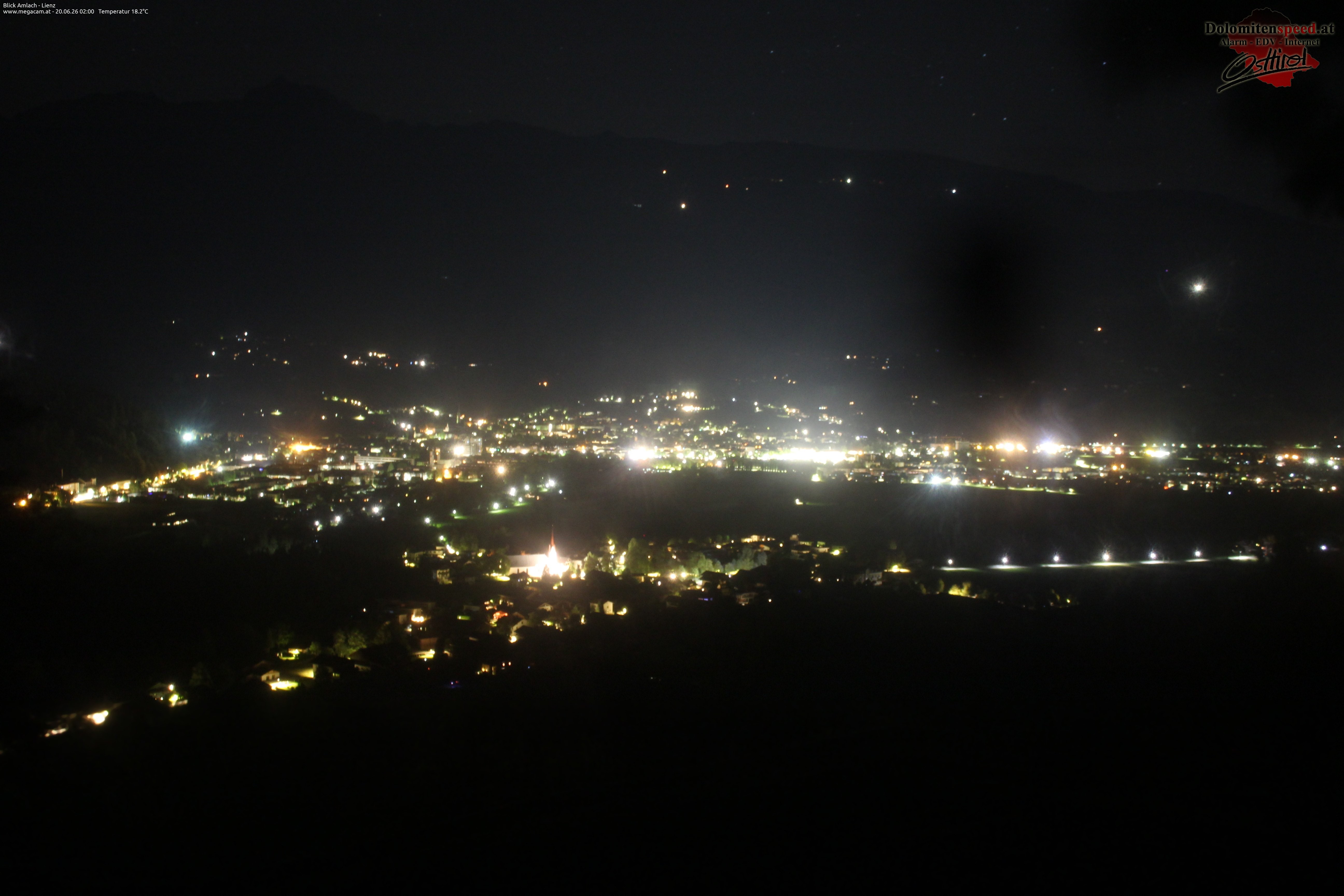 Archiv Foto Webcam Blick Amlach - Lienz - Osttirol