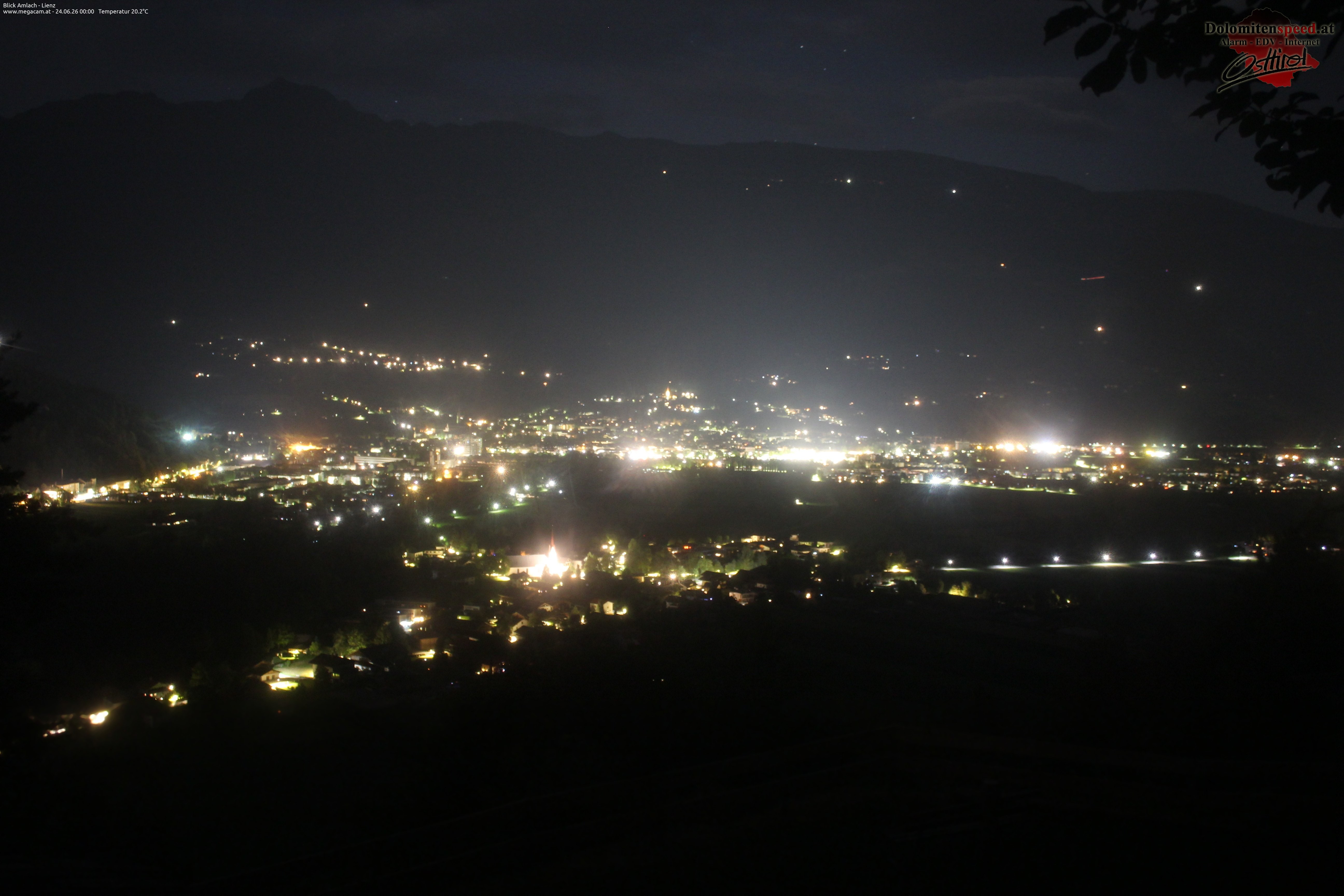 Archiv Foto Webcam Blick Amlach - Lienz - Osttirol