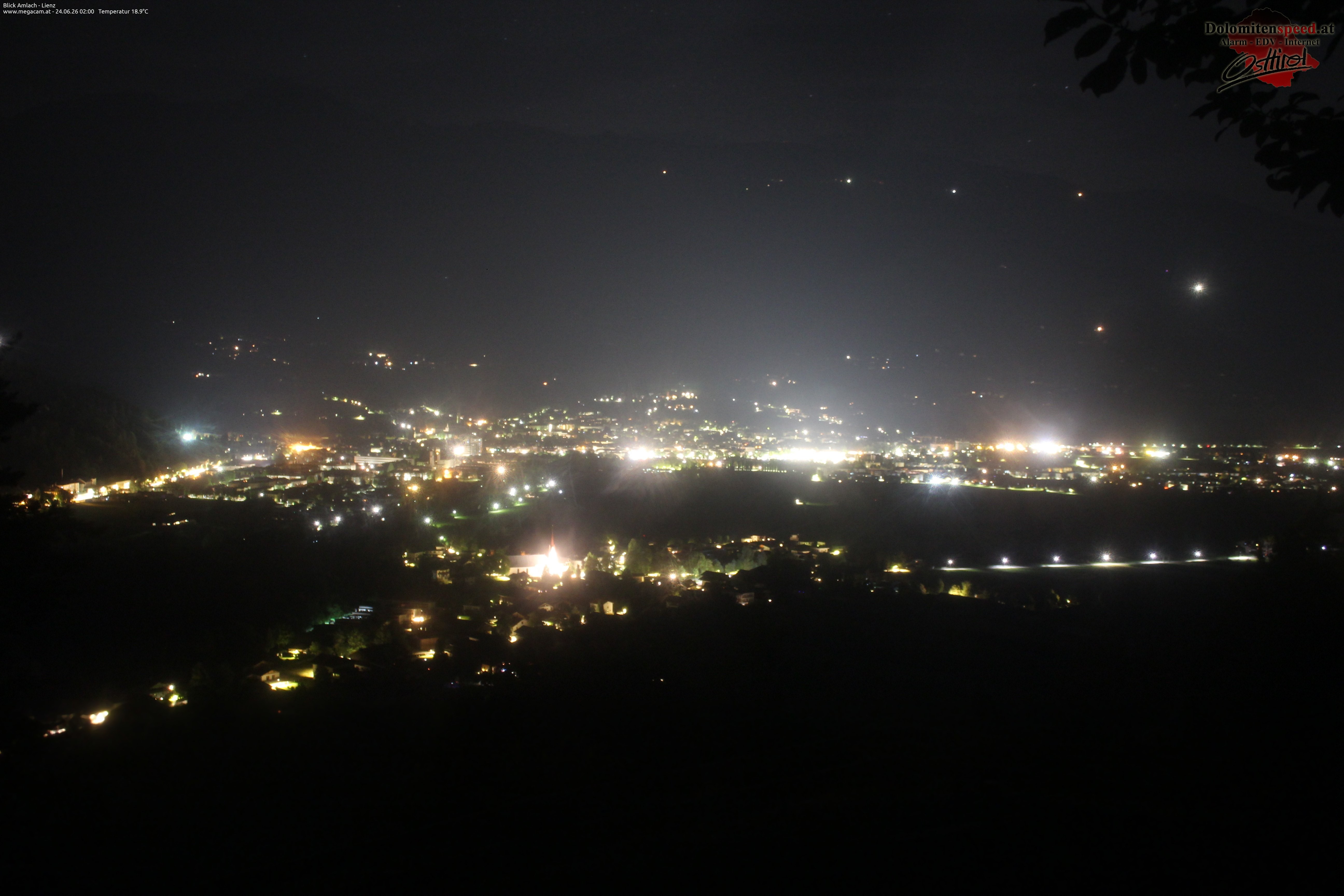 Archiv Foto Webcam Blick Amlach - Lienz - Osttirol