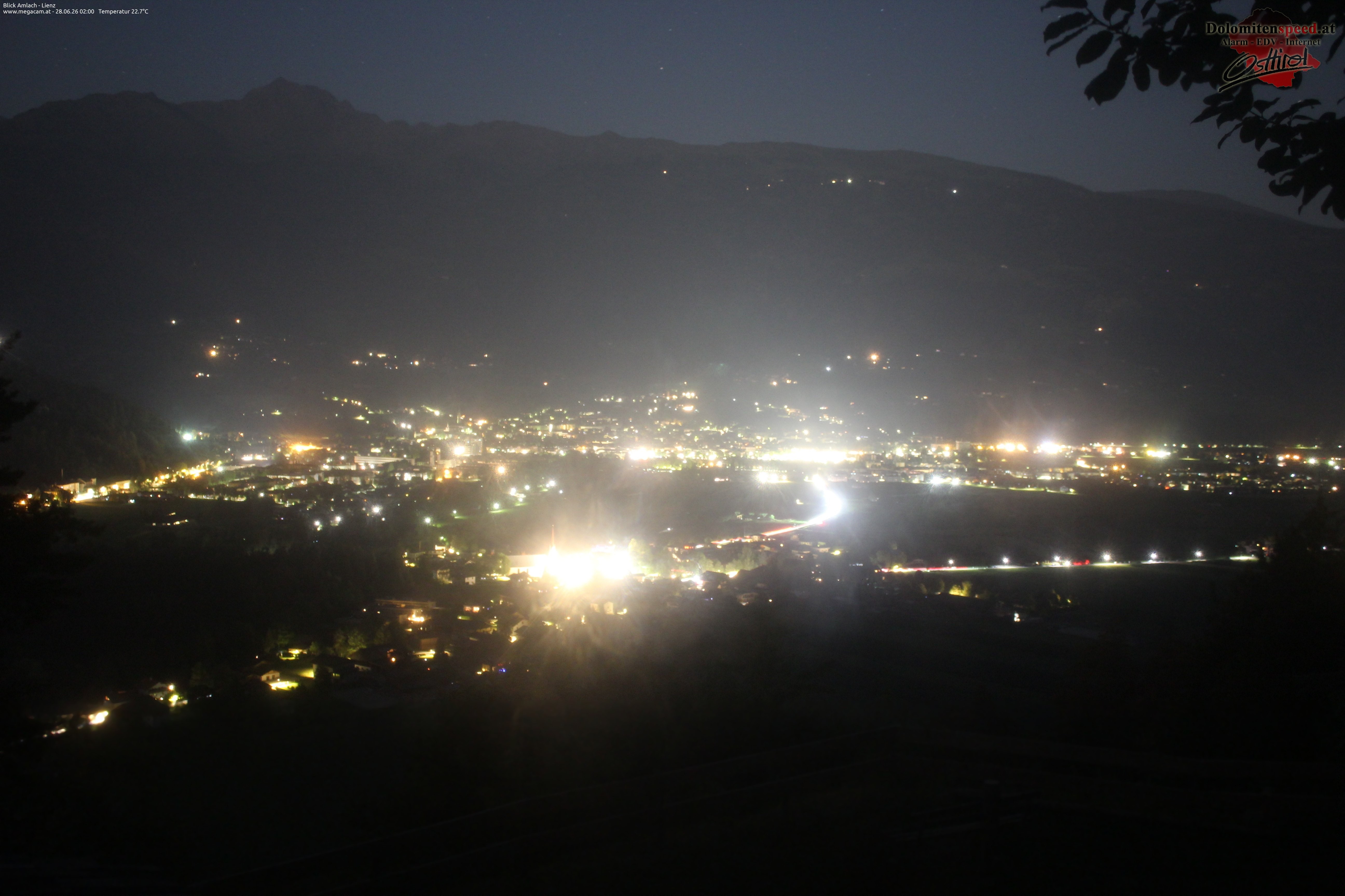 Archiv Foto Webcam Blick Amlach - Lienz - Osttirol