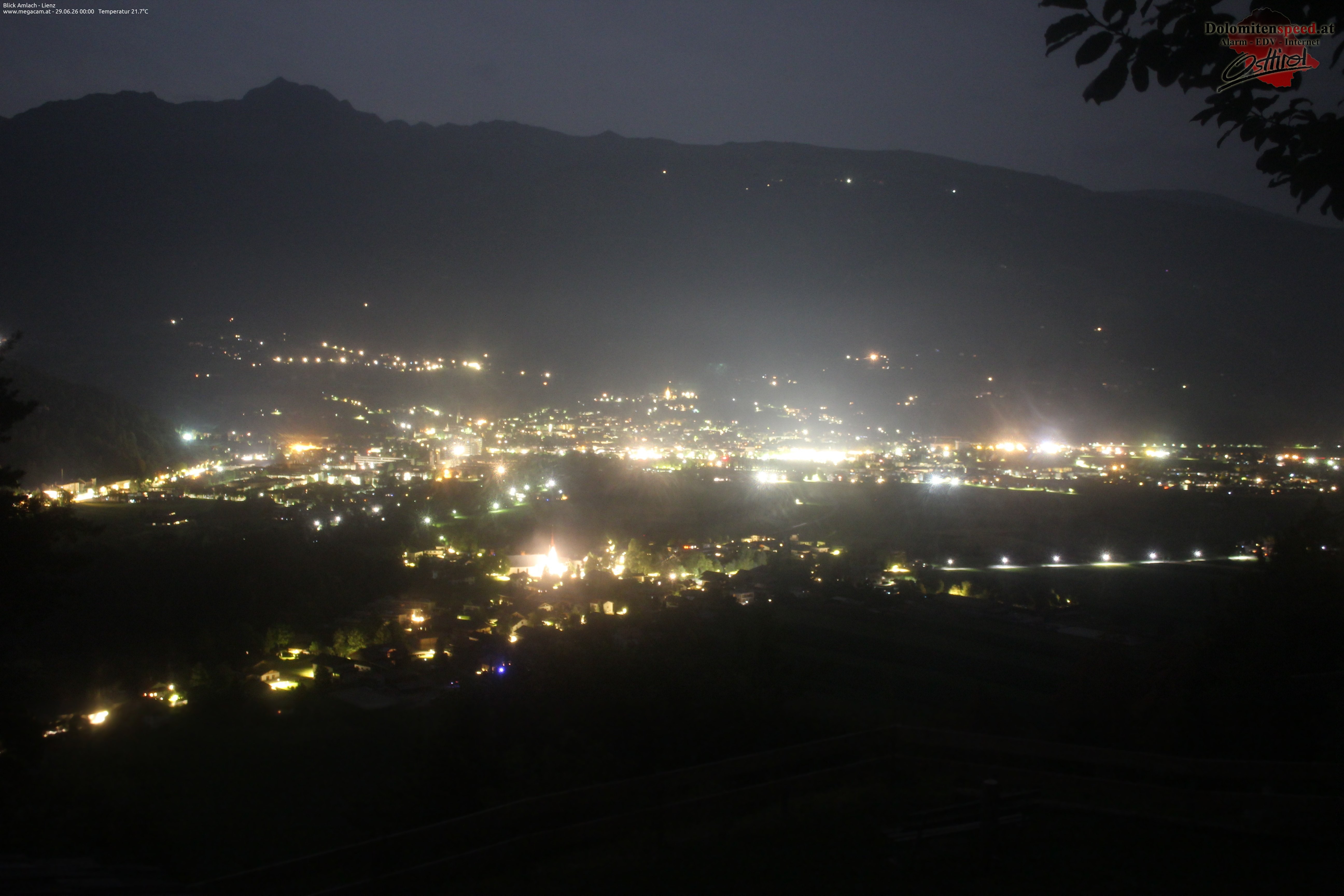 Archiv Foto Webcam Blick Amlach - Lienz - Osttirol
