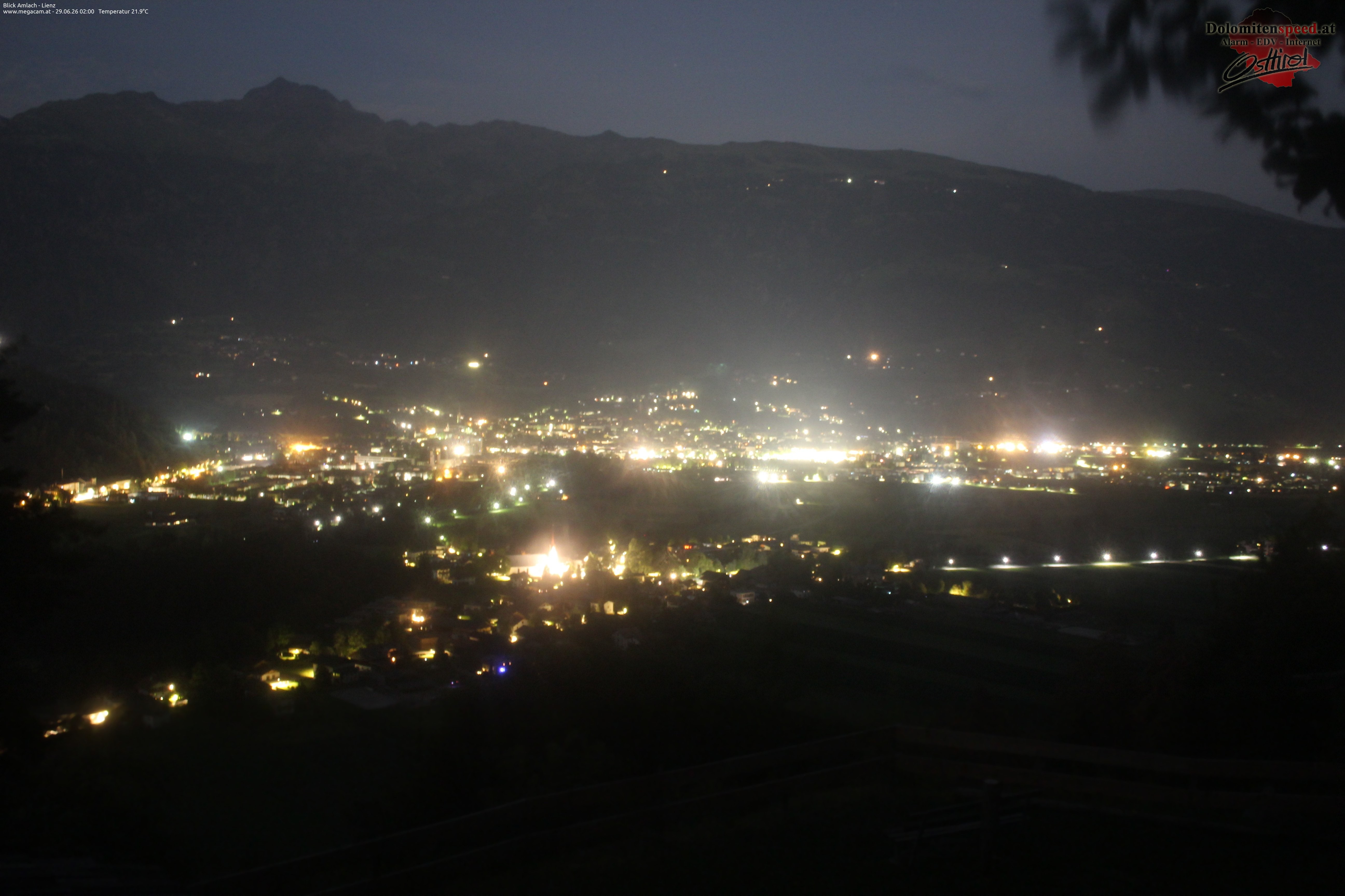 Archiv Foto Webcam Blick Amlach - Lienz - Osttirol