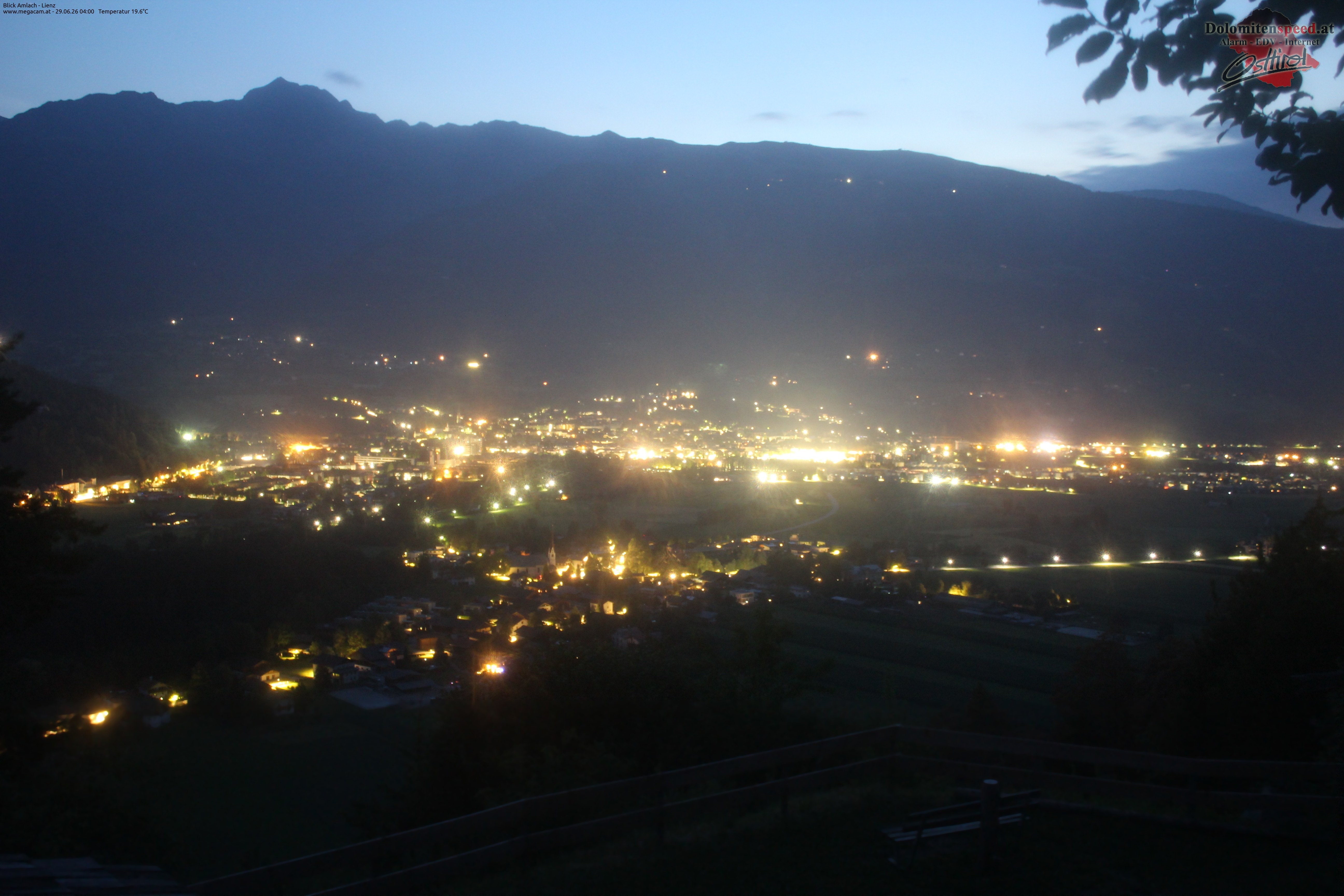 Archiv Foto Webcam Blick Amlach - Lienz - Osttirol