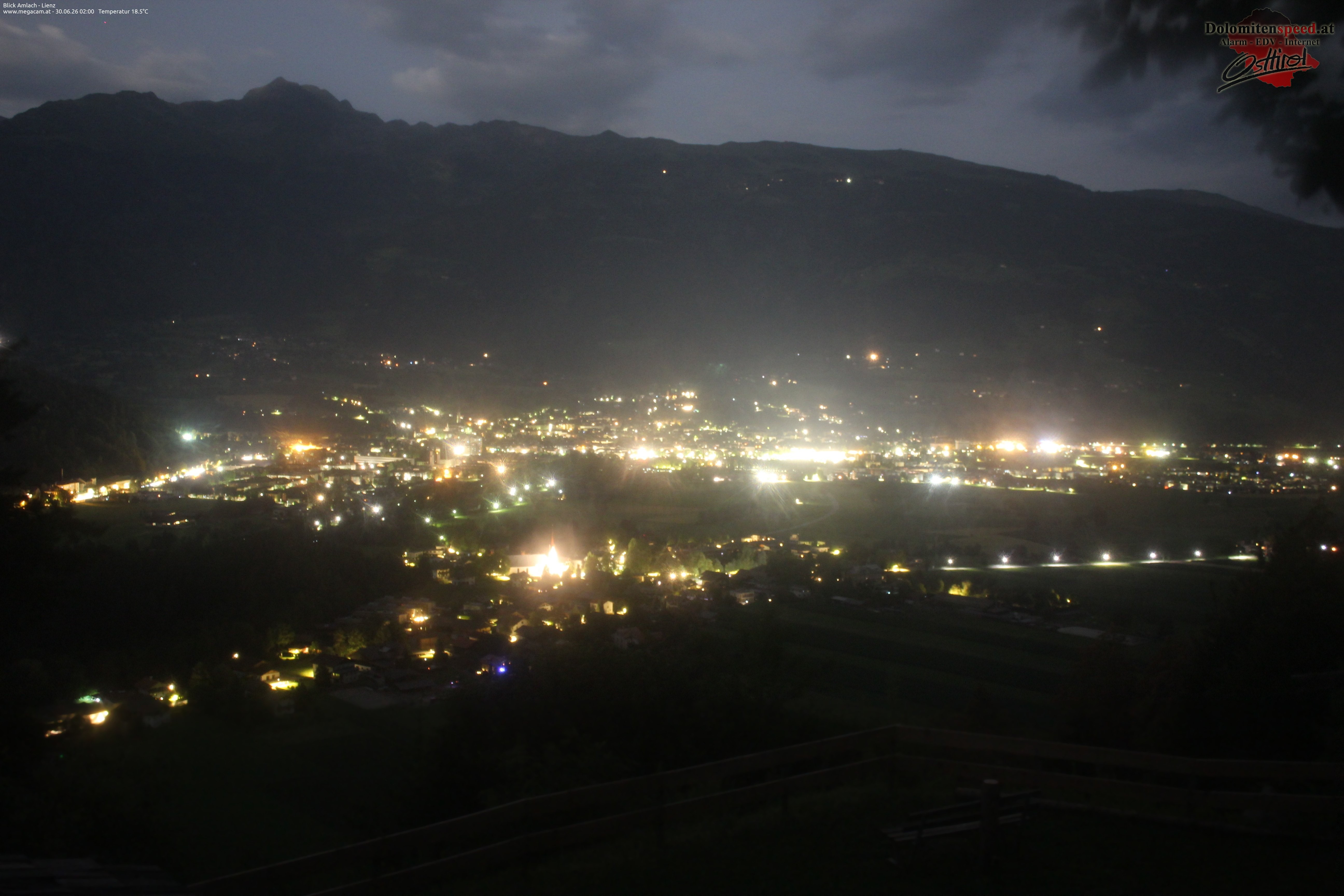 Archiv Foto Webcam Blick Amlach - Lienz - Osttirol