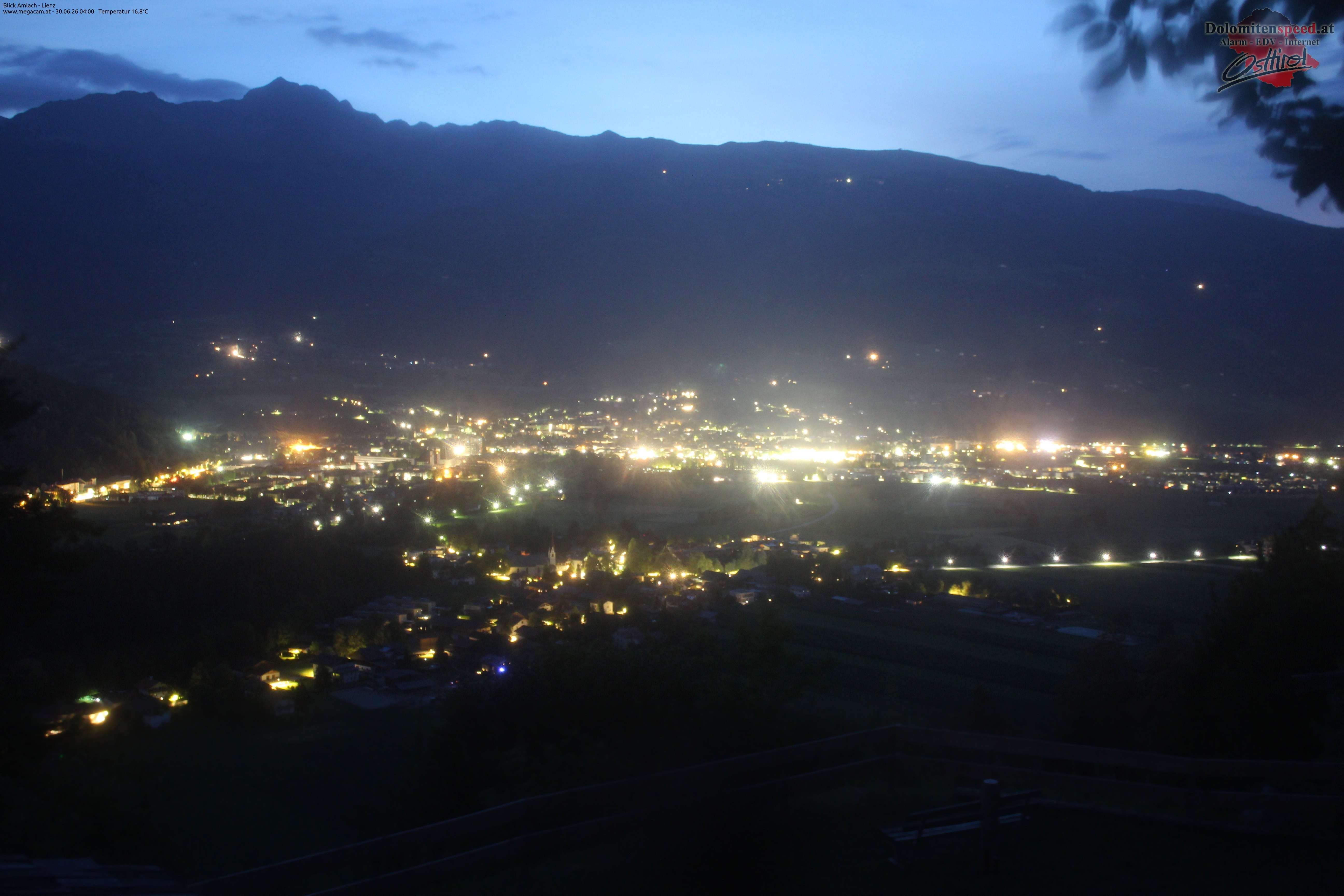 Archiv Foto Webcam Blick Amlach - Lienz - Osttirol
