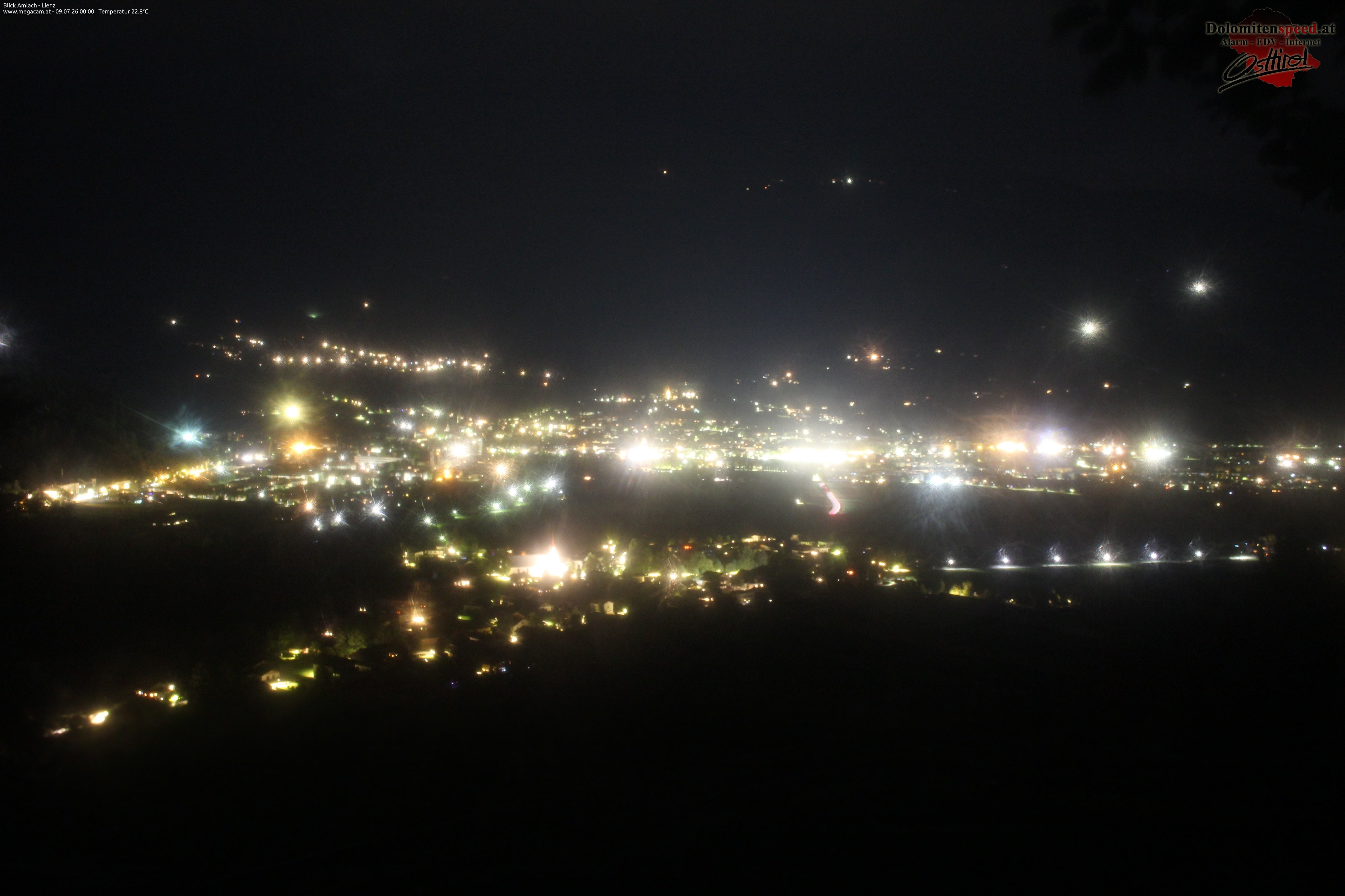 Archiv Foto Webcam Blick Amlach - Lienz - Osttirol