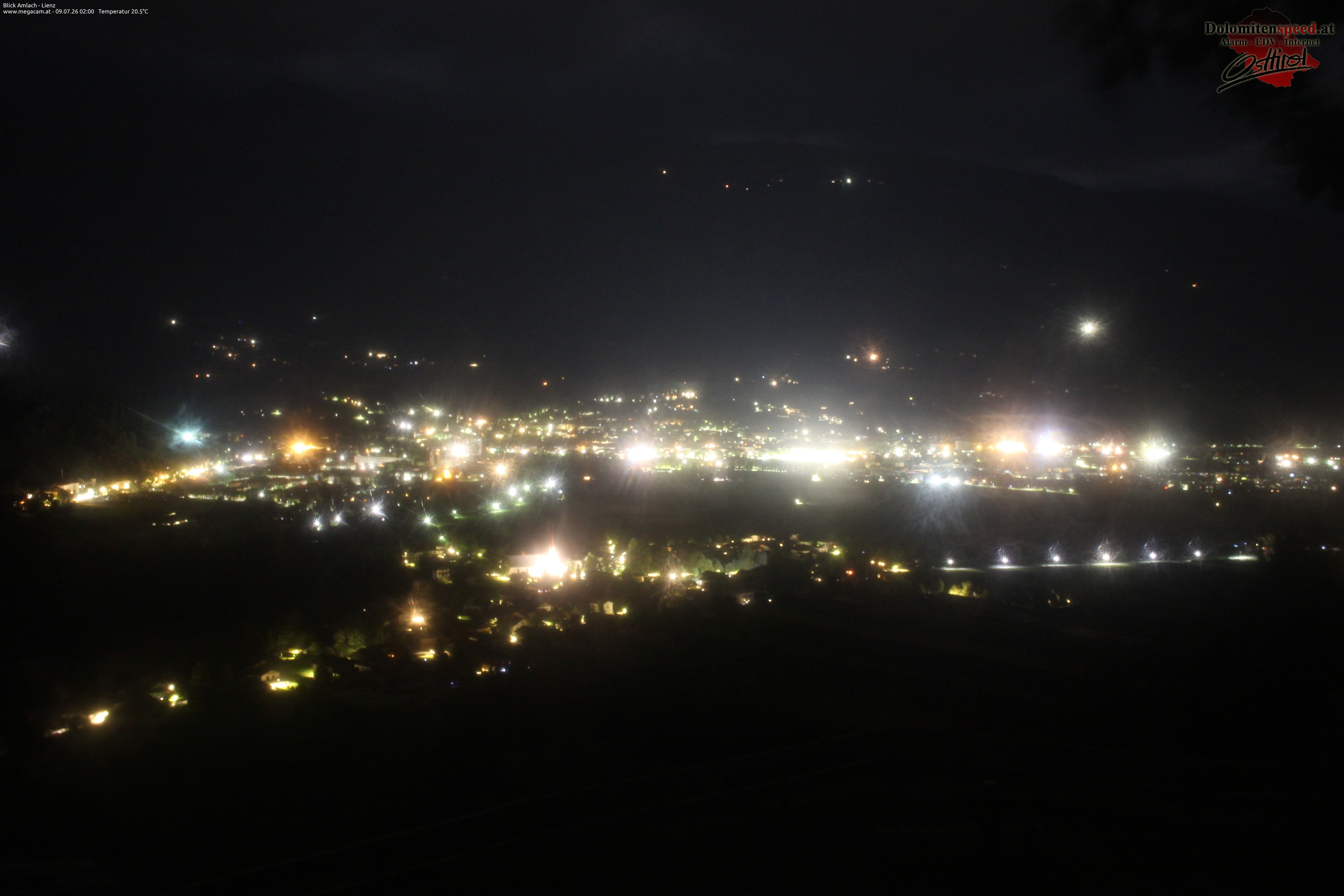 Archiv Foto Webcam Blick Amlach - Lienz - Osttirol