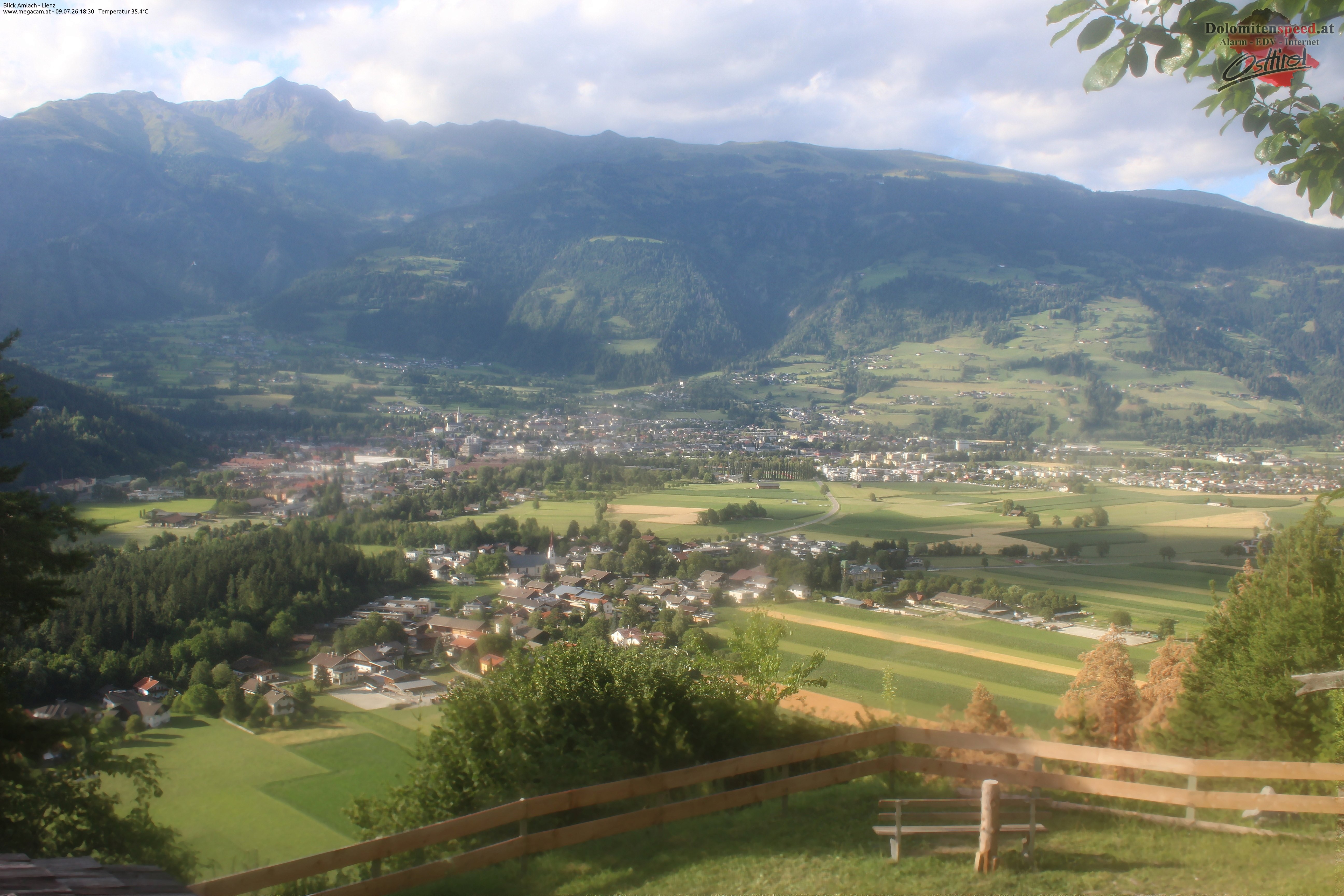 Archiv Foto Webcam Blick Amlach - Lienz - Osttirol