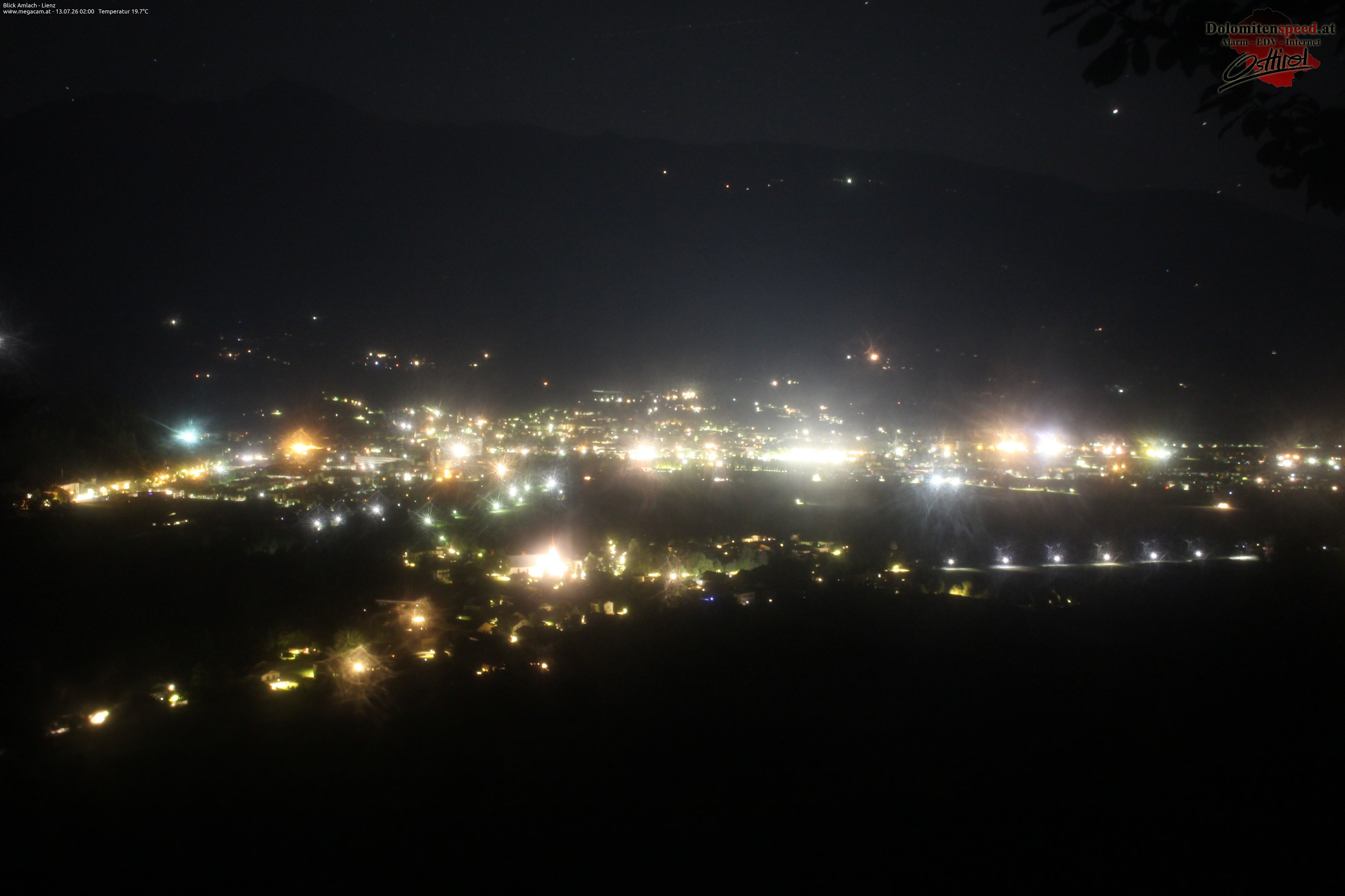 Archiv Foto Webcam Blick Amlach - Lienz - Osttirol