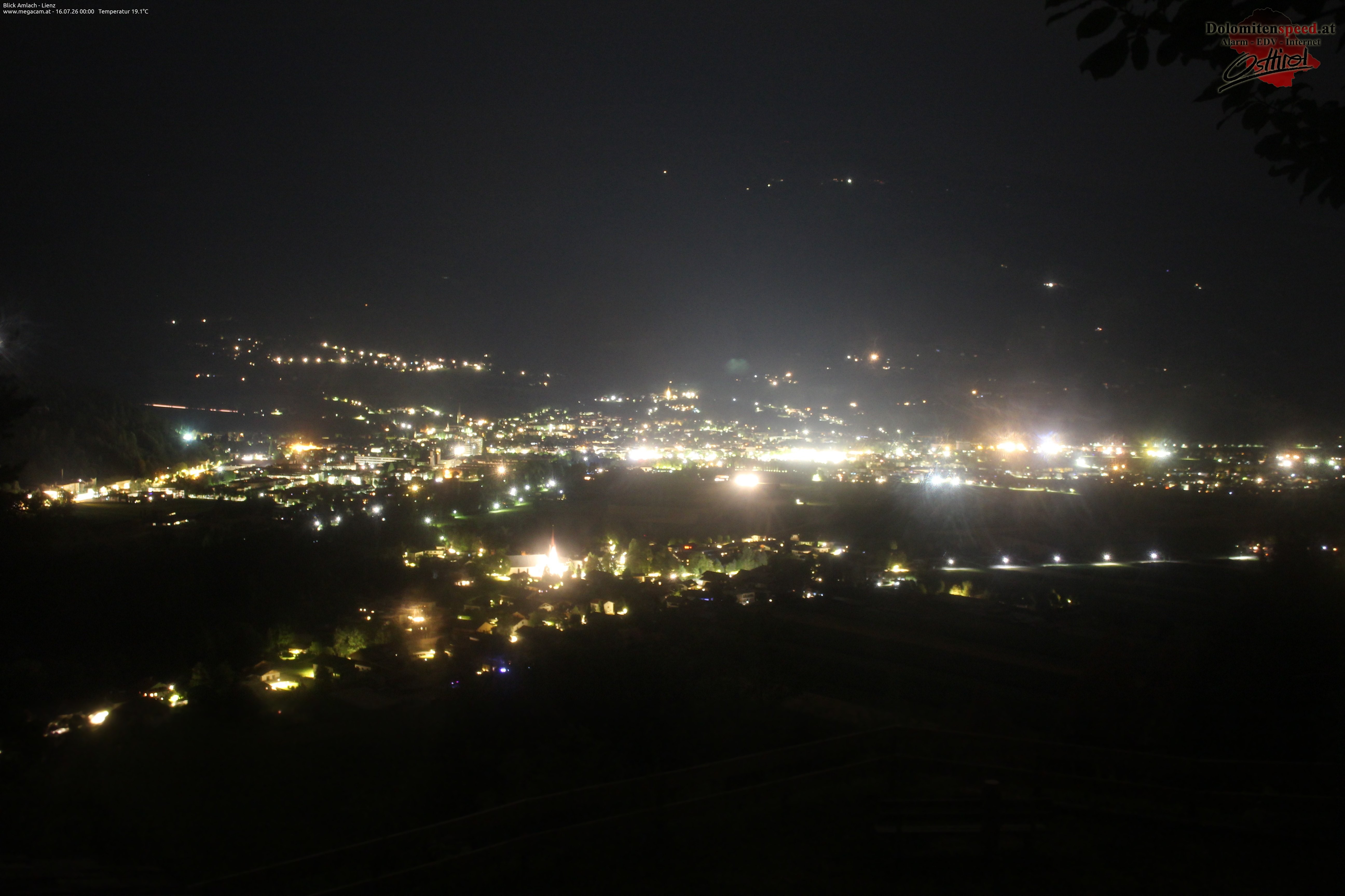 Archiv Foto Webcam Blick Amlach - Lienz - Osttirol