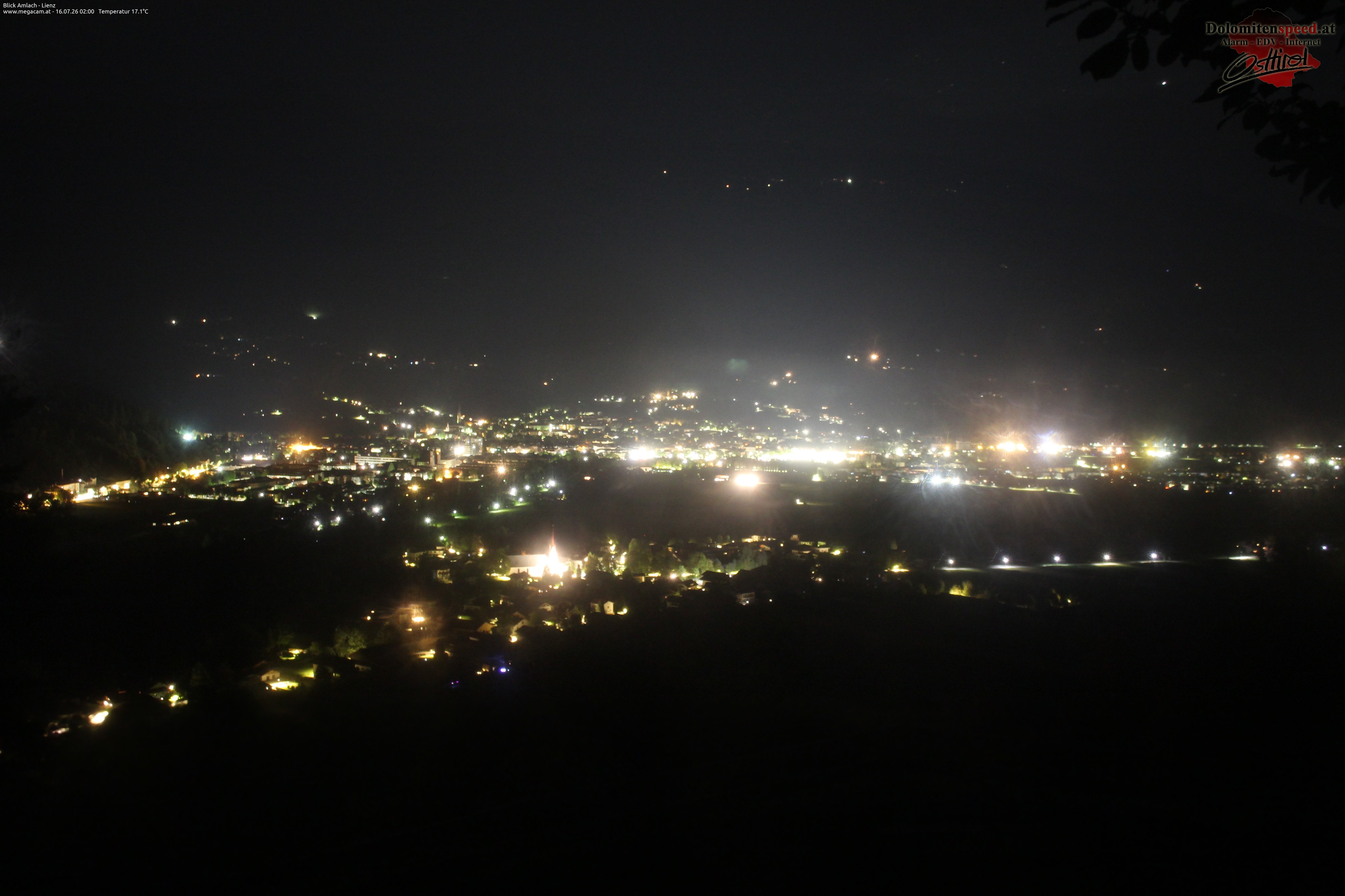 Archiv Foto Webcam Blick Amlach - Lienz - Osttirol