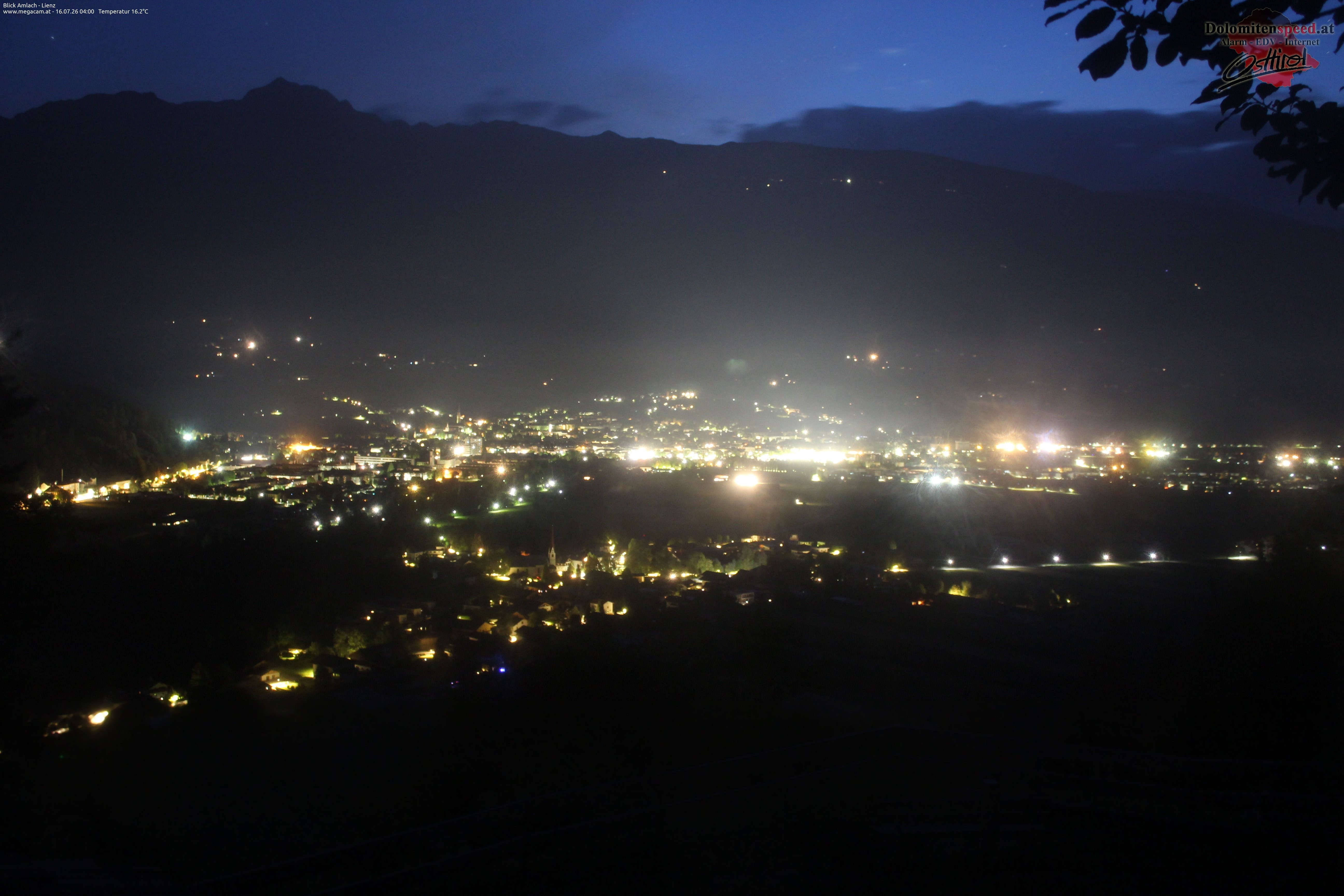 Archiv Foto Webcam Blick Amlach - Lienz - Osttirol