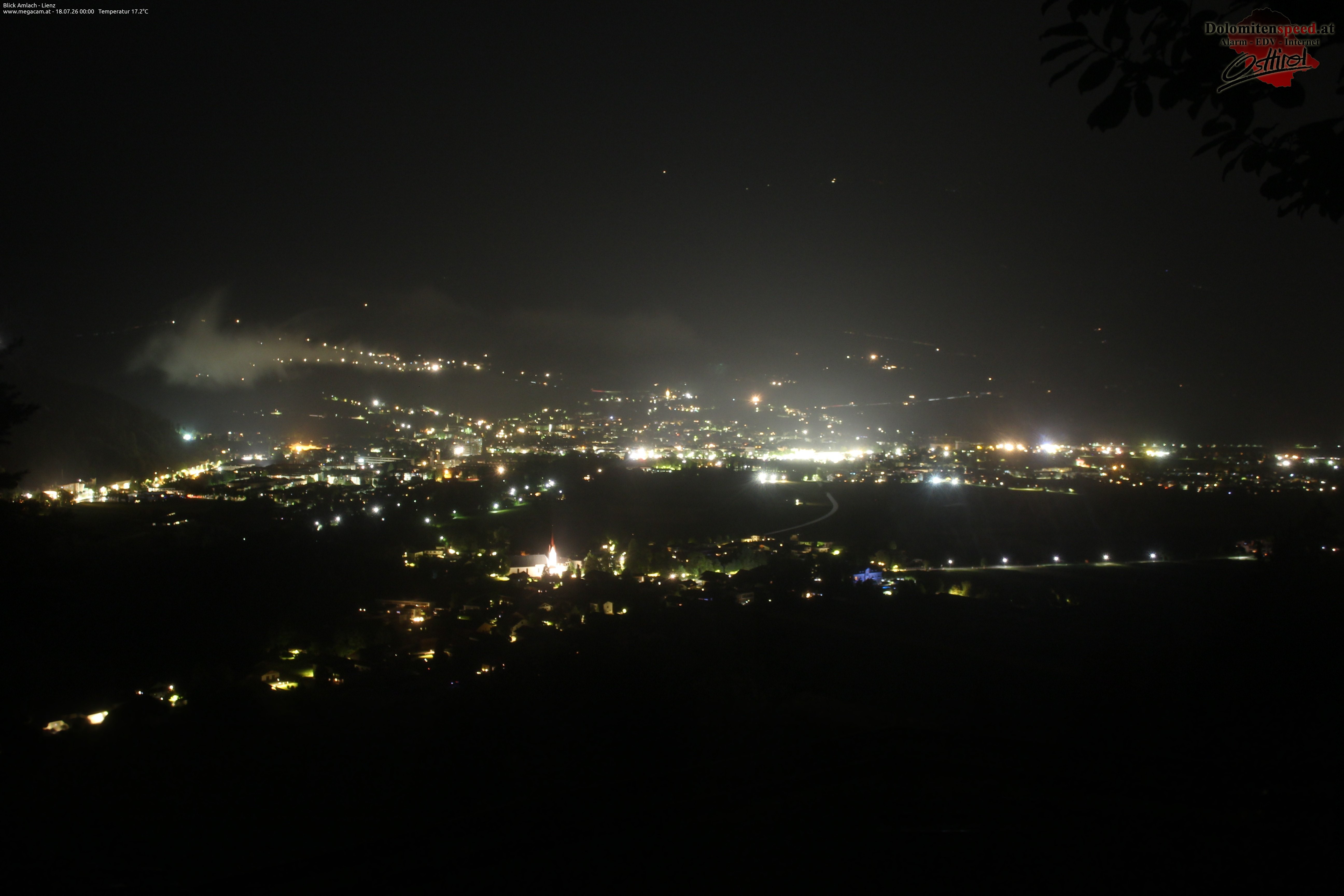 Archiv Foto Webcam Blick Amlach - Lienz - Osttirol