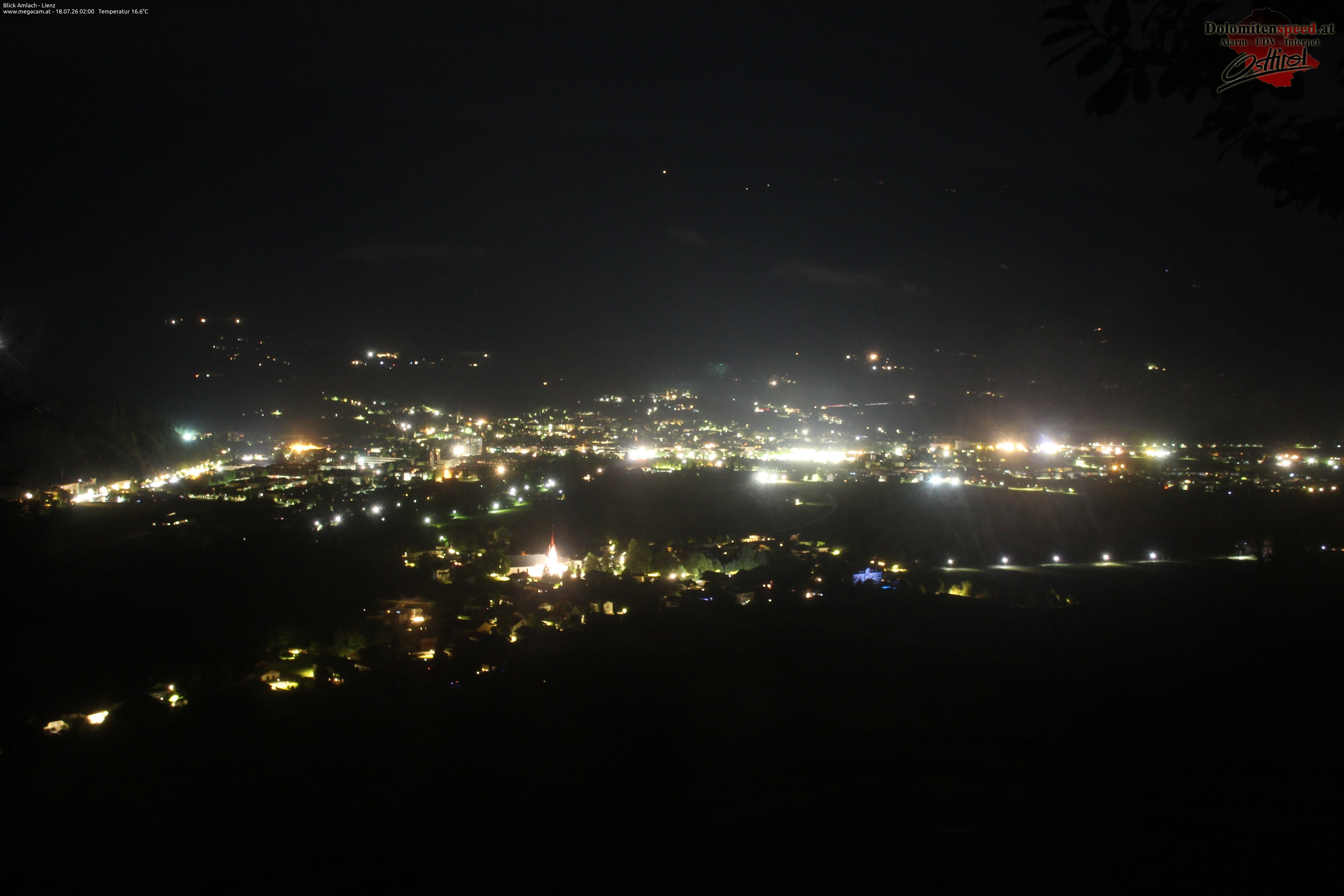 Archiv Foto Webcam Blick Amlach - Lienz - Osttirol