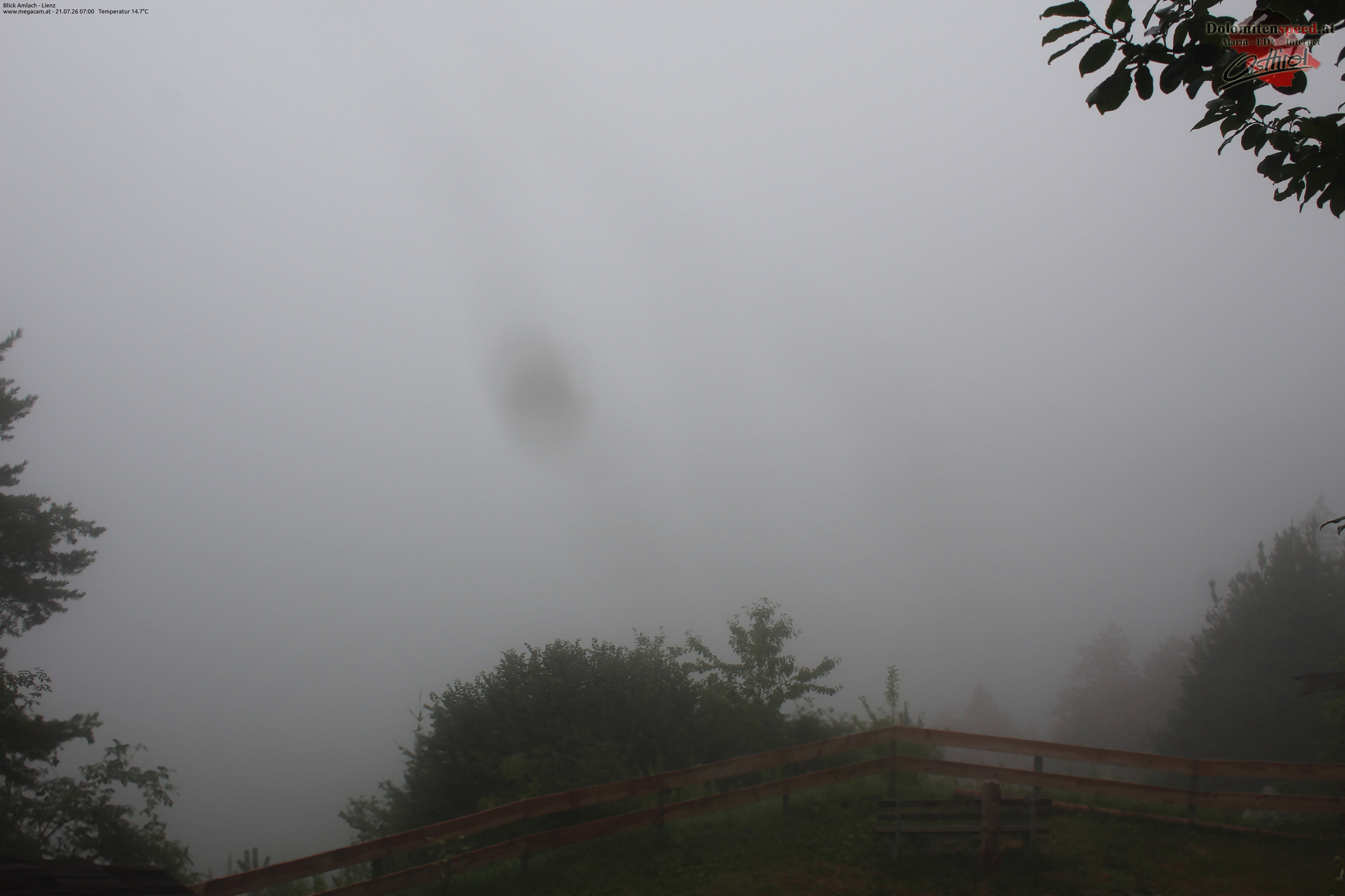 Archiv Foto Webcam Blick Amlach - Lienz - Osttirol
