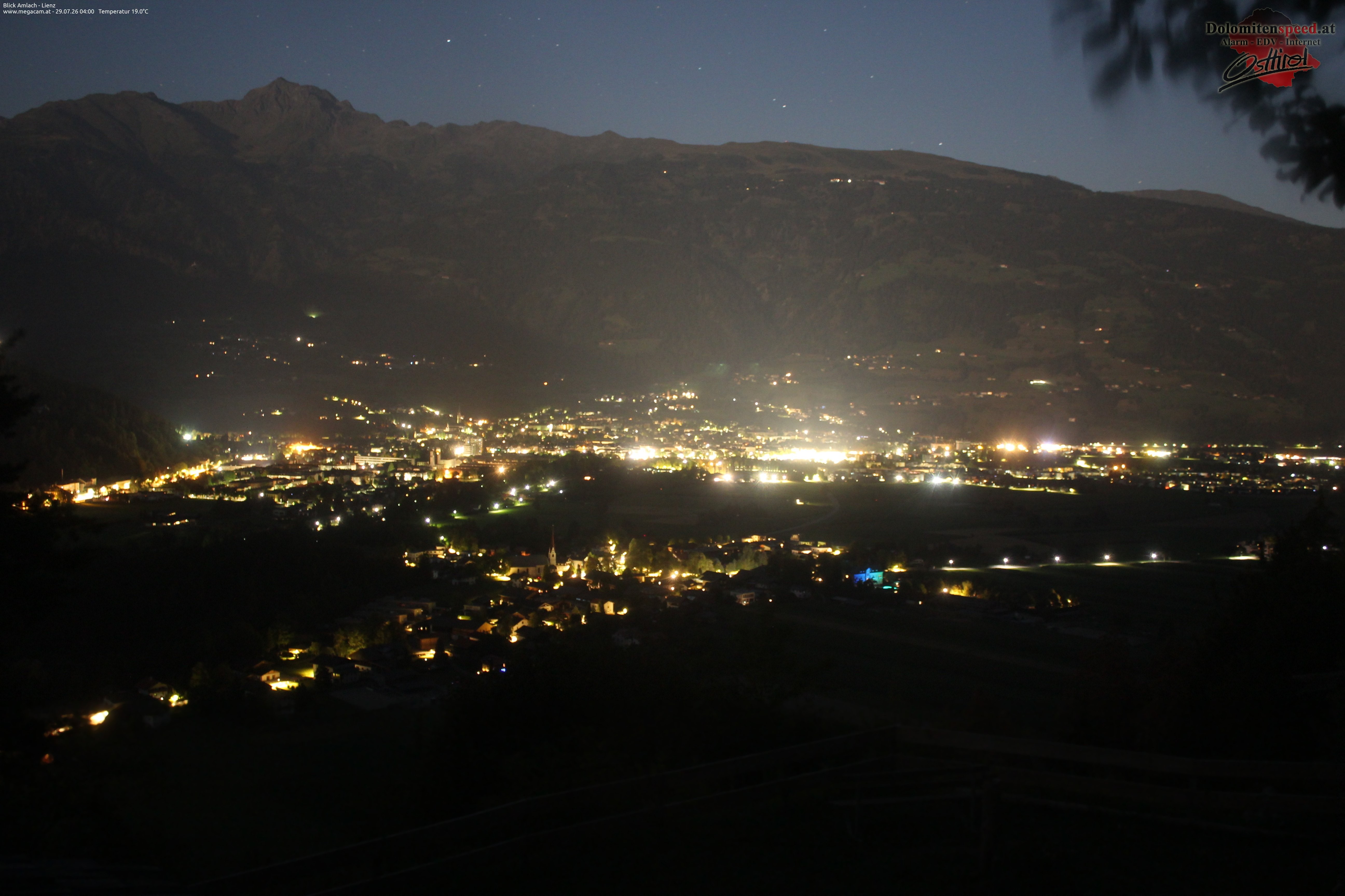 Archiv Foto Webcam Blick Amlach - Lienz - Osttirol