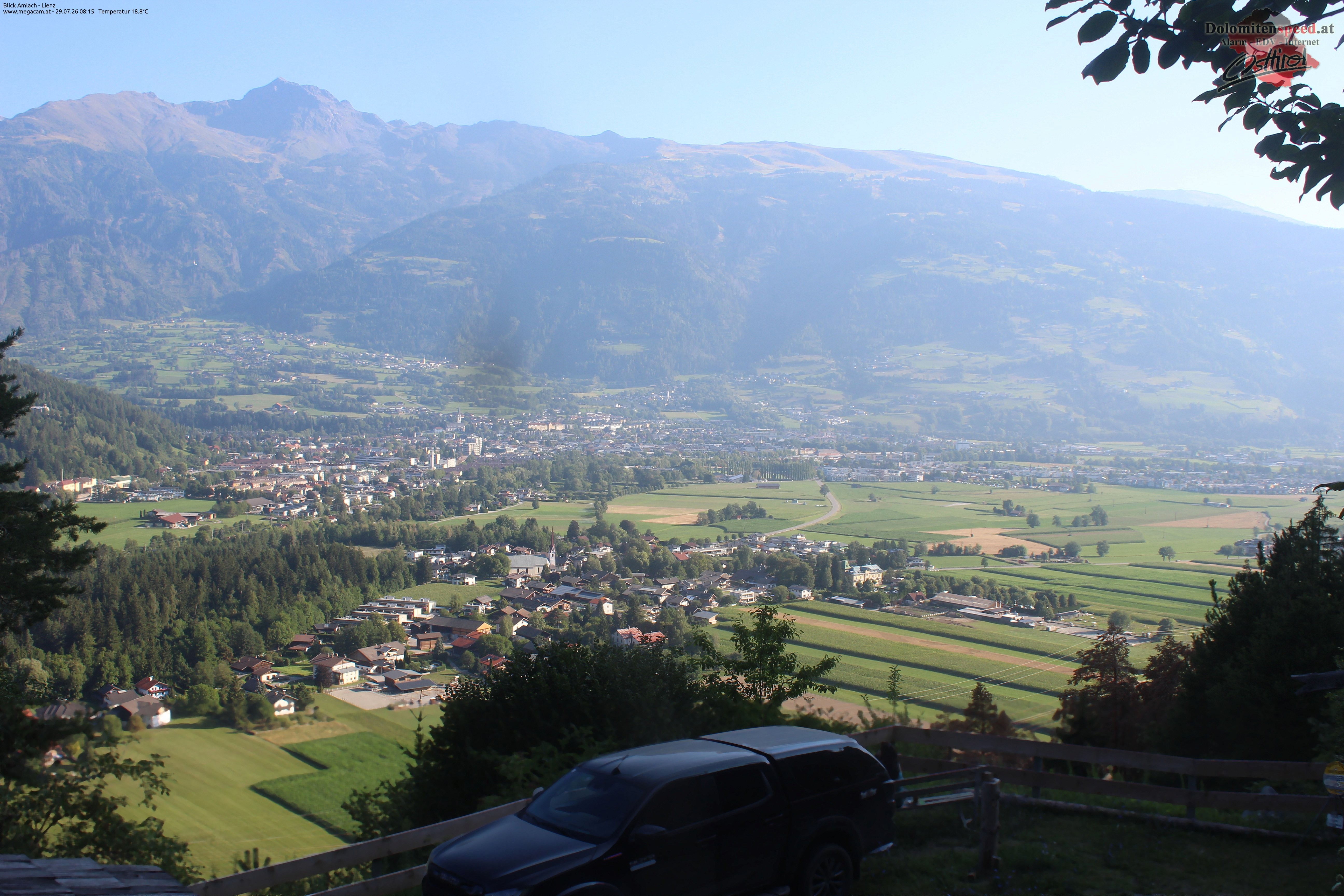 Archiv Foto Webcam Blick Amlach - Lienz - Osttirol