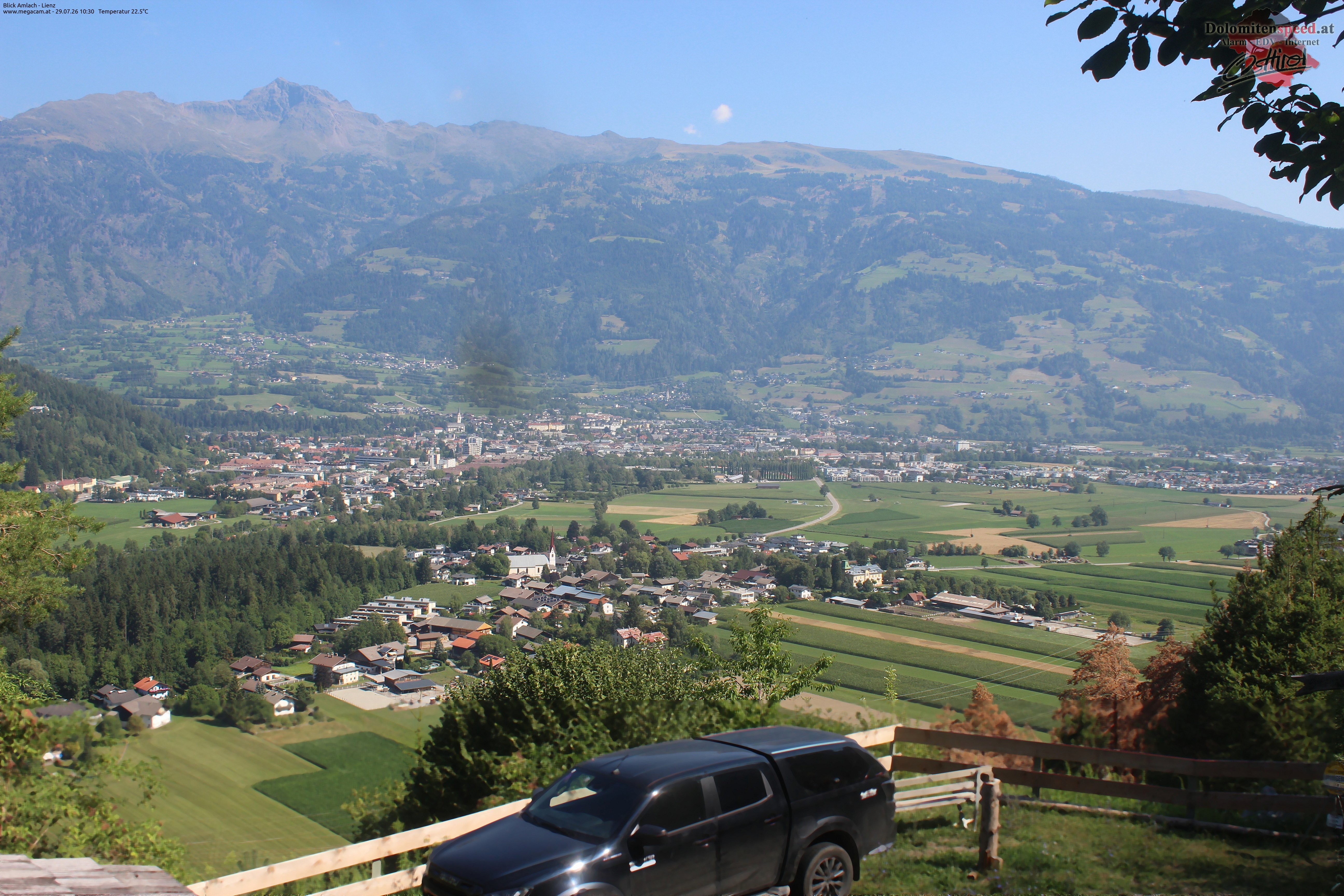 Archiv Foto Webcam Blick Amlach - Lienz - Osttirol