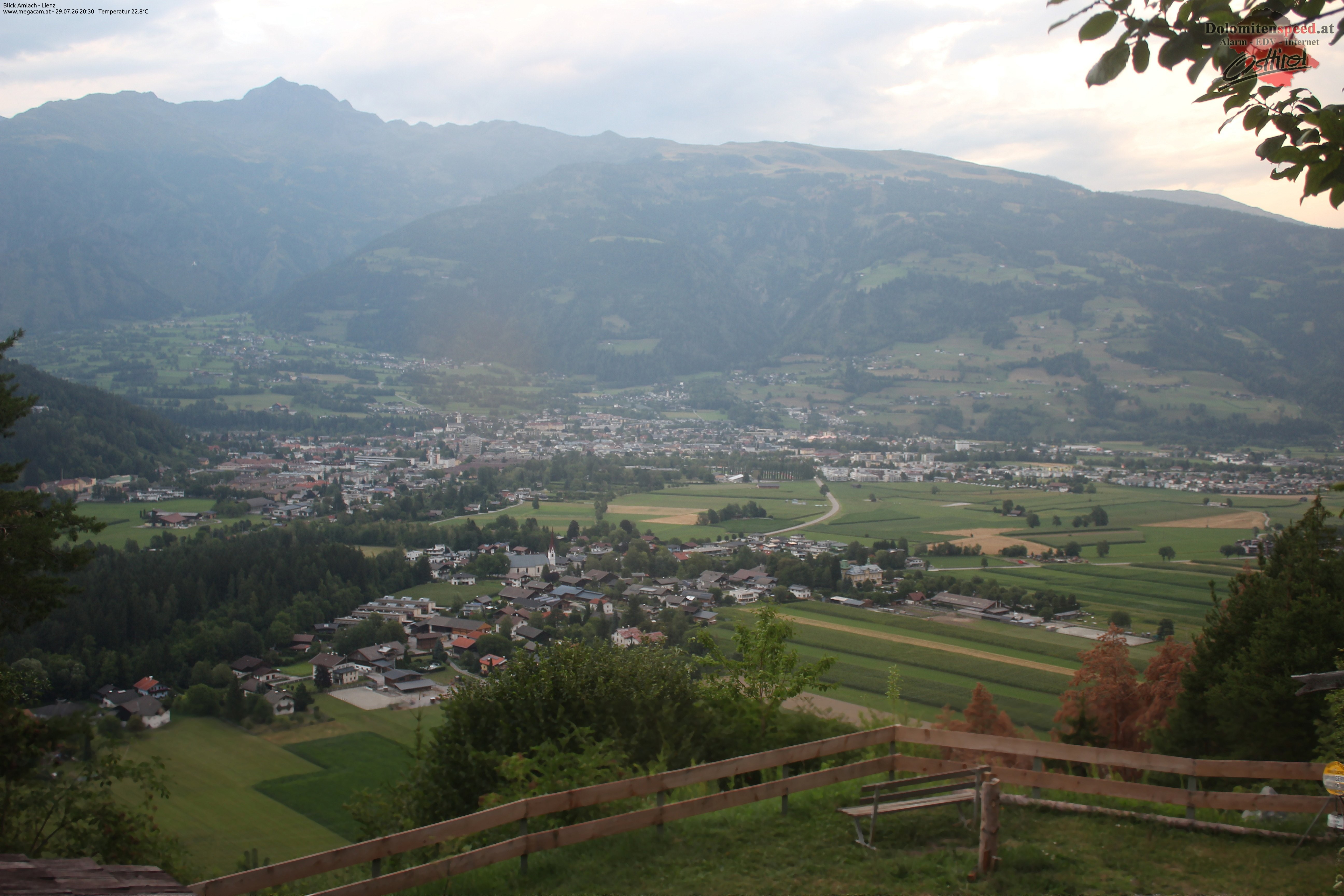 Archiv Foto Webcam Blick Amlach - Lienz - Osttirol