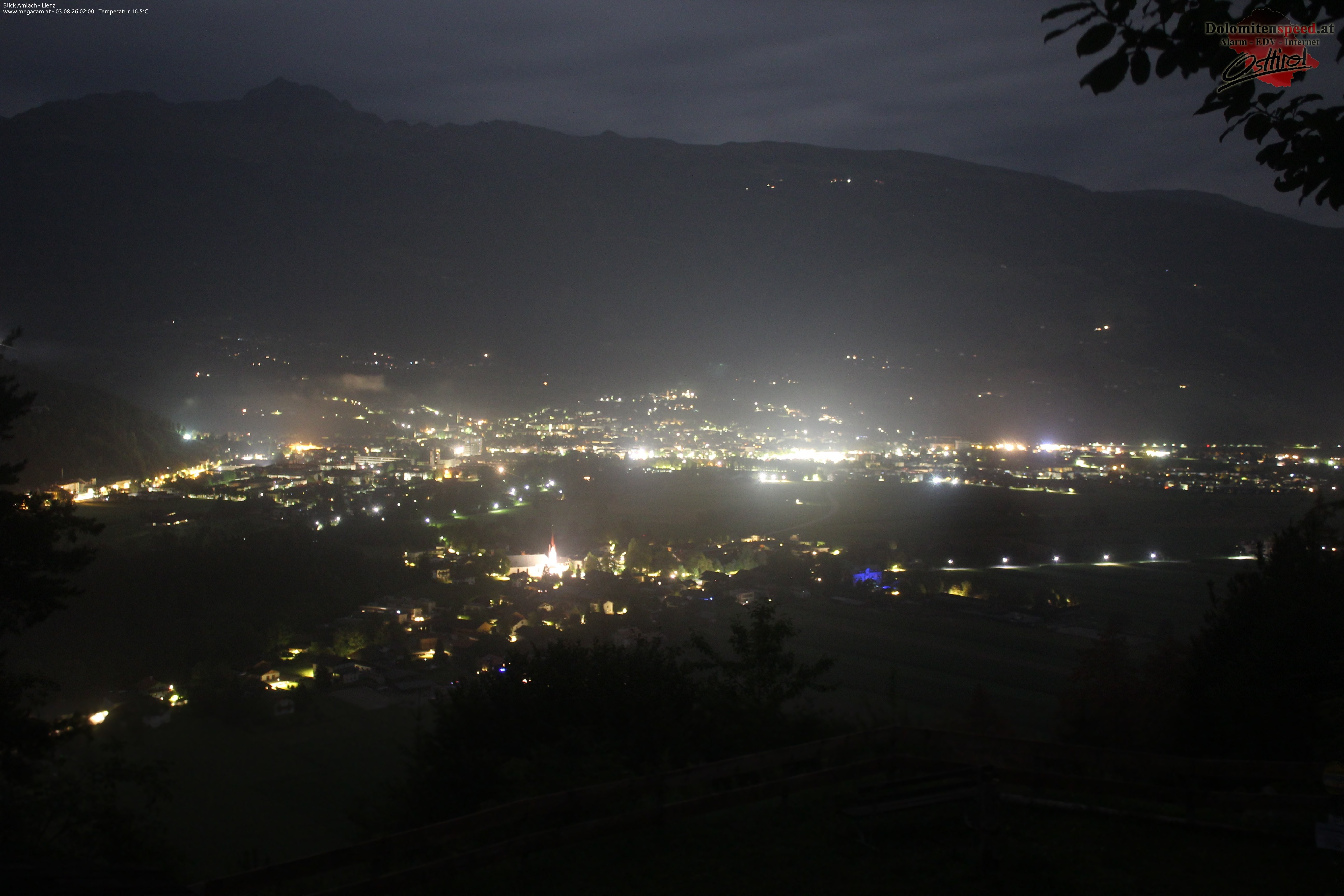 Archiv Foto Webcam Blick Amlach - Lienz - Osttirol