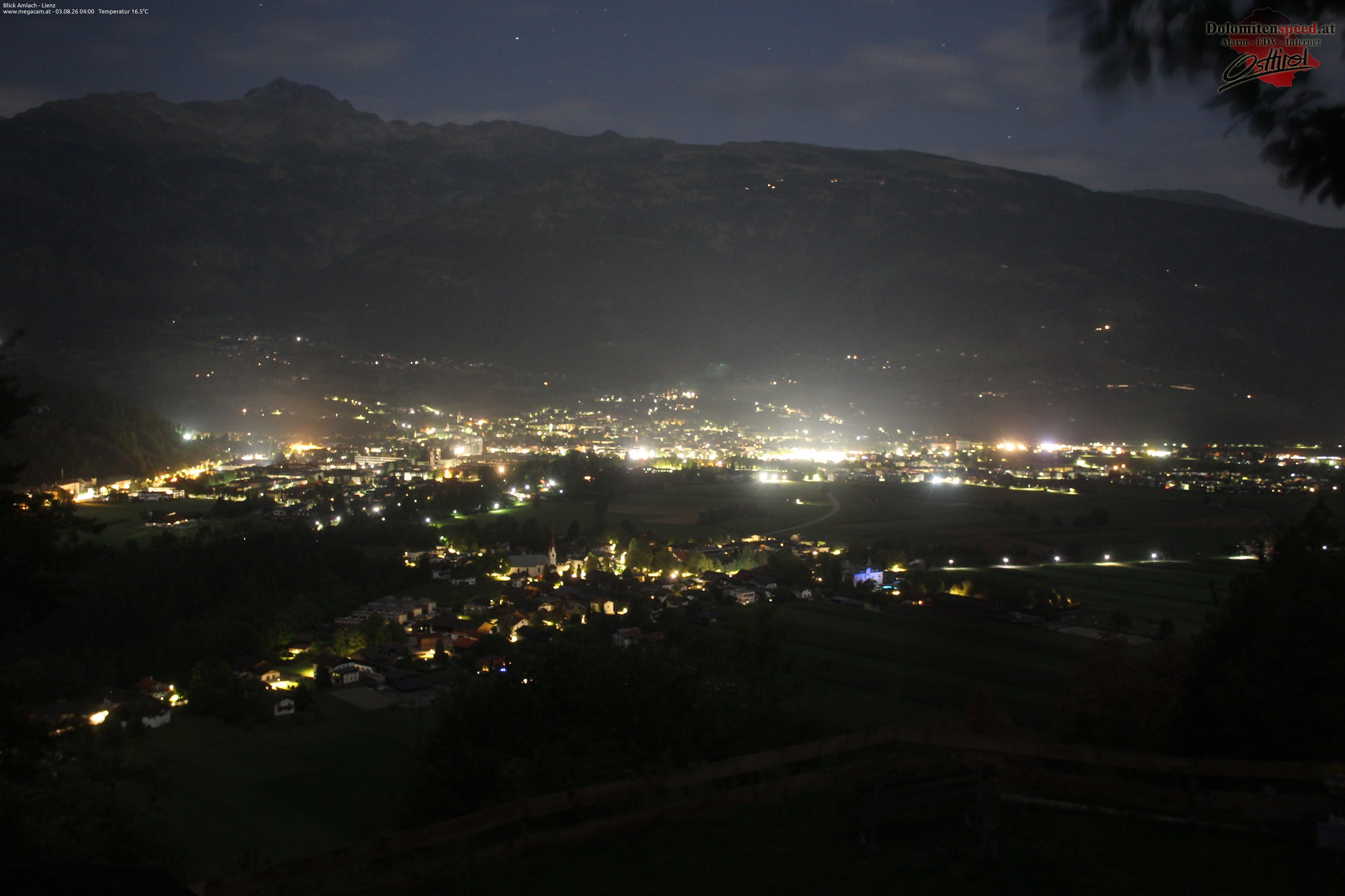 Archiv Foto Webcam Blick Amlach - Lienz - Osttirol