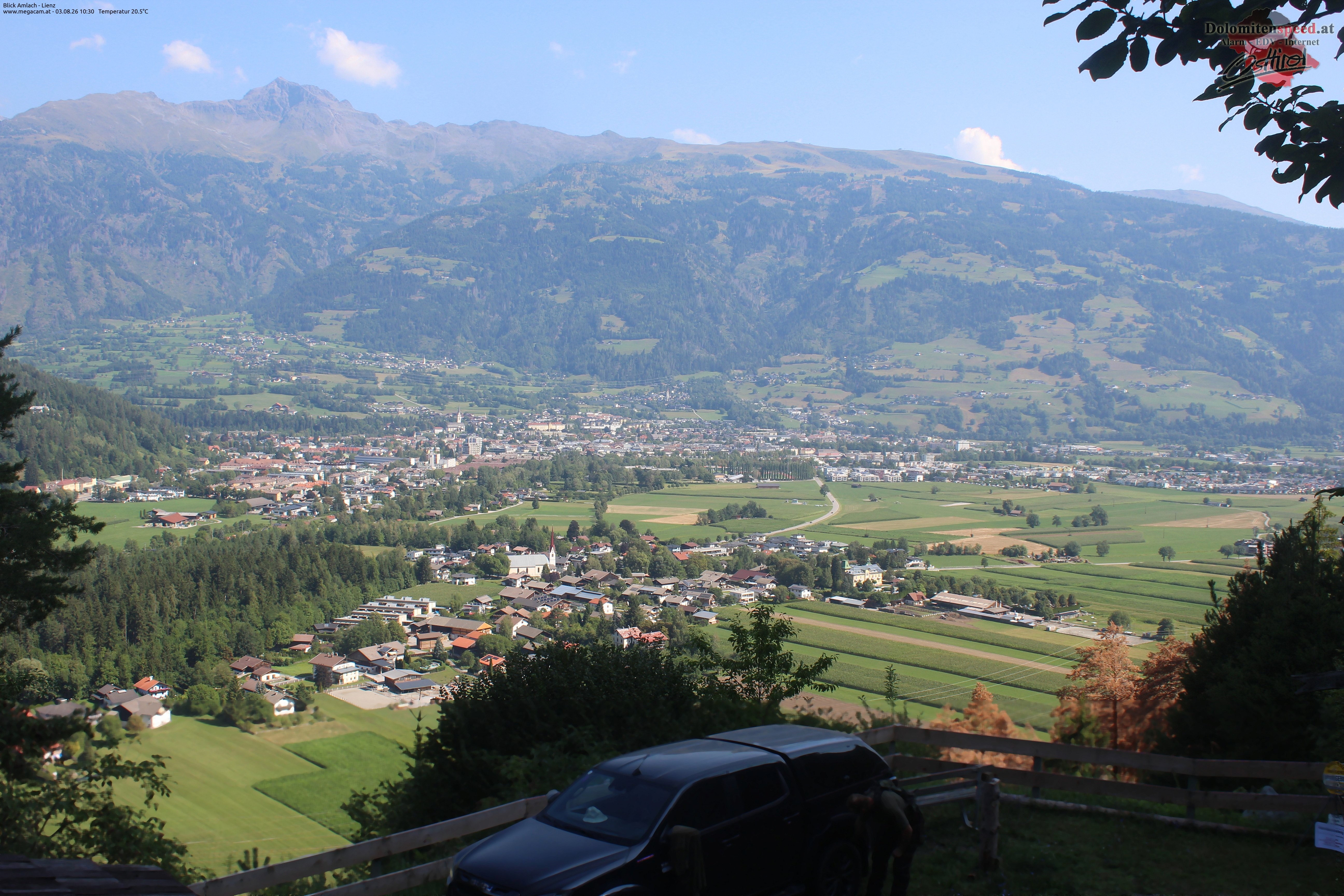 Archiv Foto Webcam Blick Amlach - Lienz - Osttirol