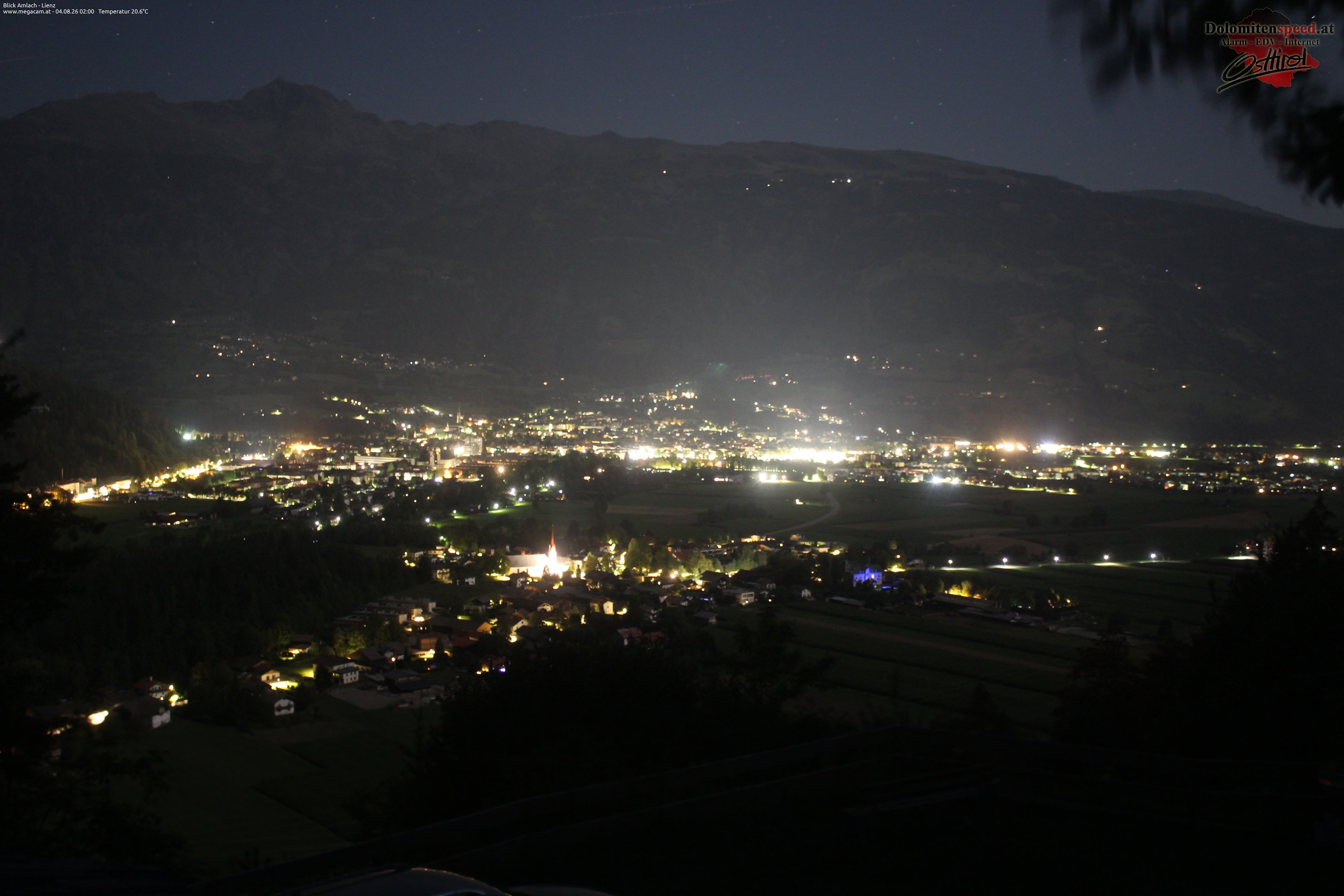 Archiv Foto Webcam Blick Amlach - Lienz - Osttirol