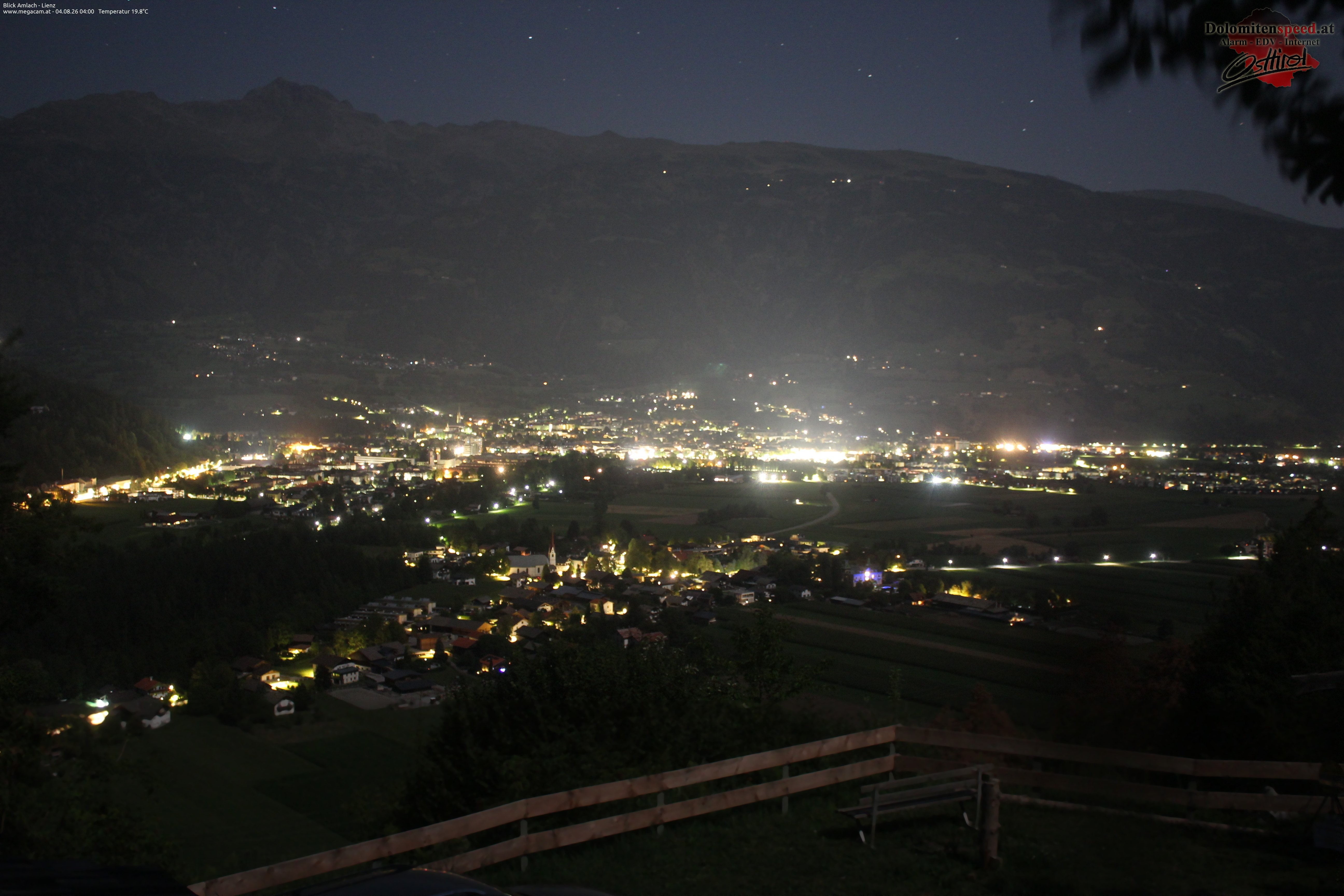 Archiv Foto Webcam Blick Amlach - Lienz - Osttirol
