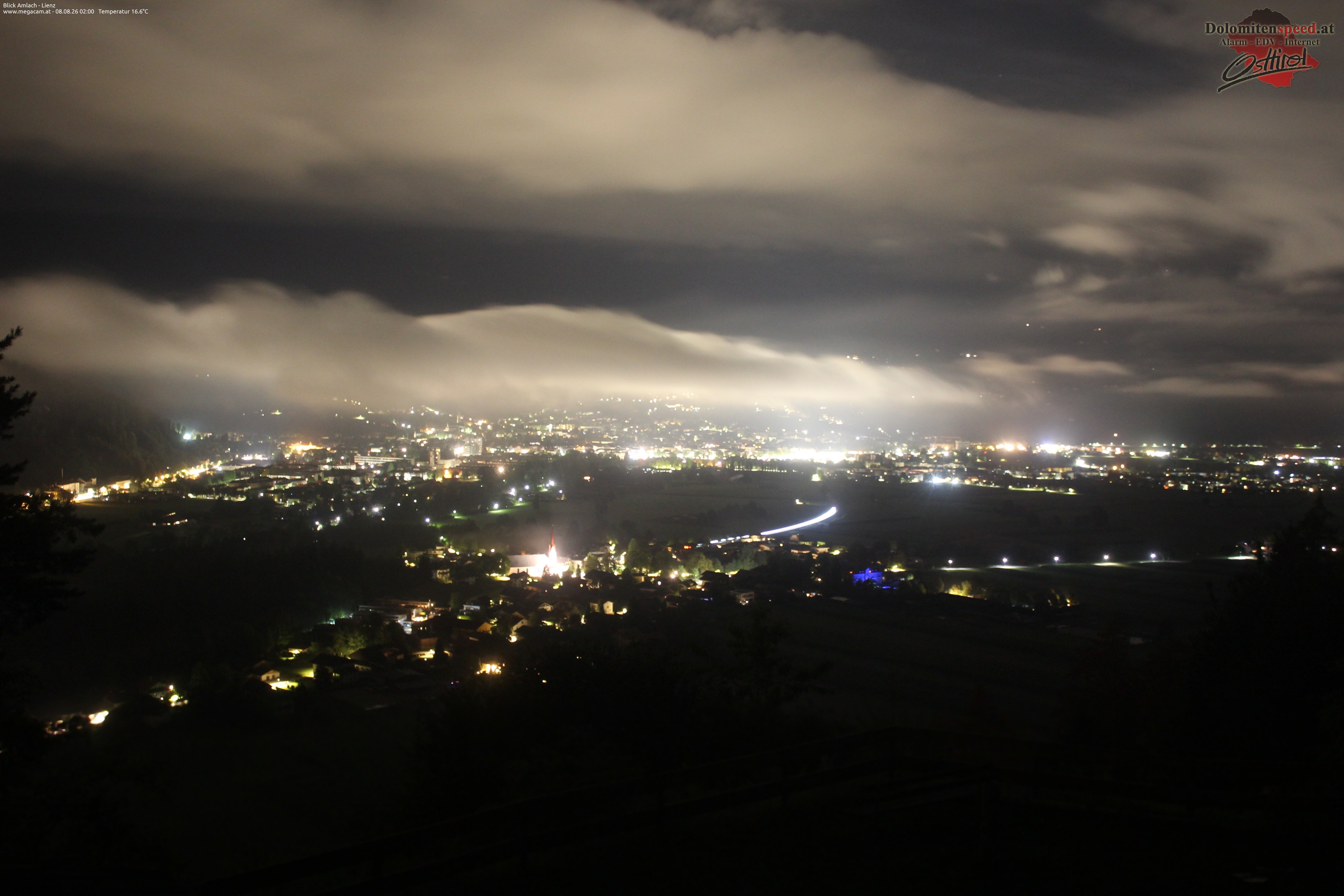Archiv Foto Webcam Blick Amlach - Lienz - Osttirol
