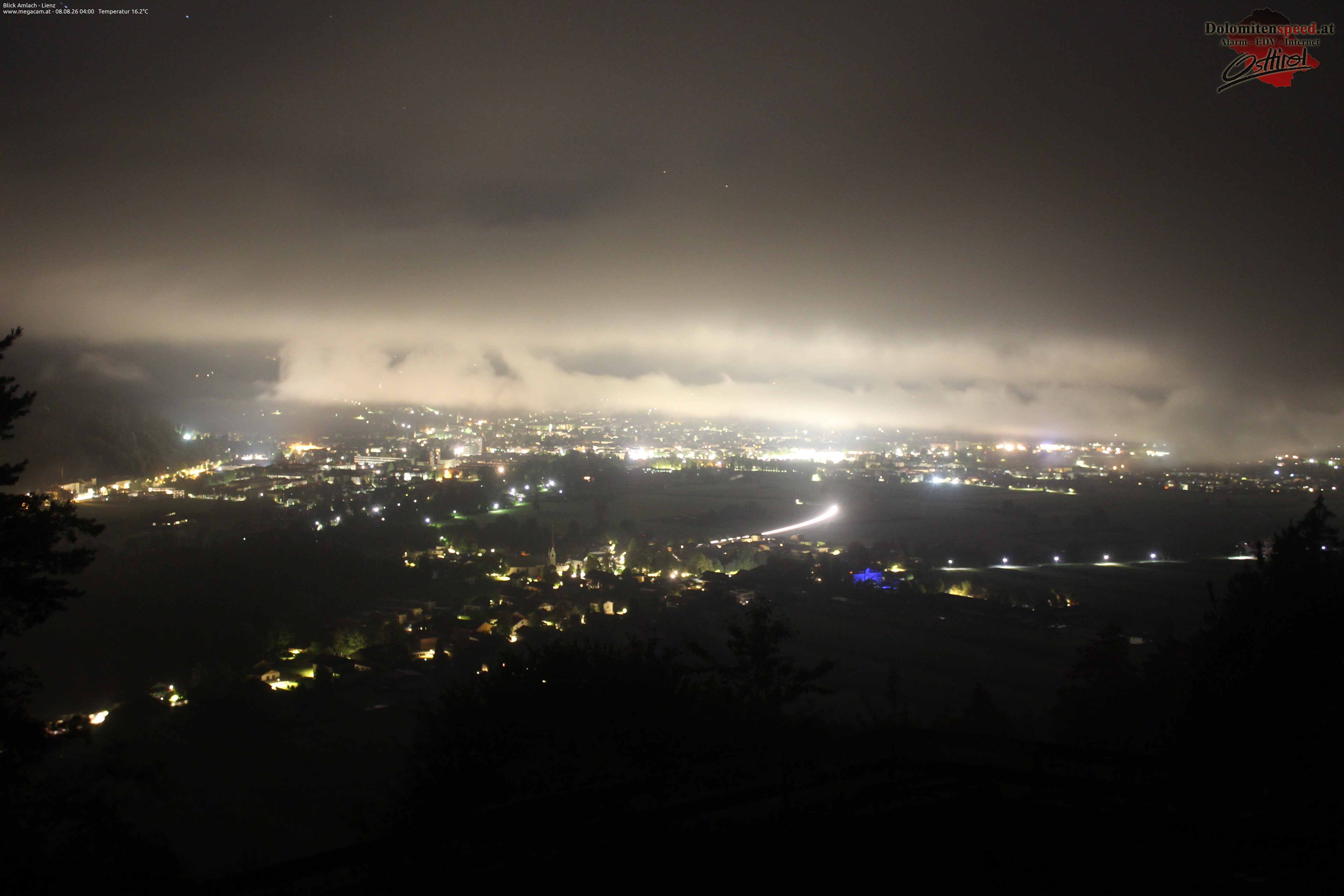 Archiv Foto Webcam Blick Amlach - Lienz - Osttirol