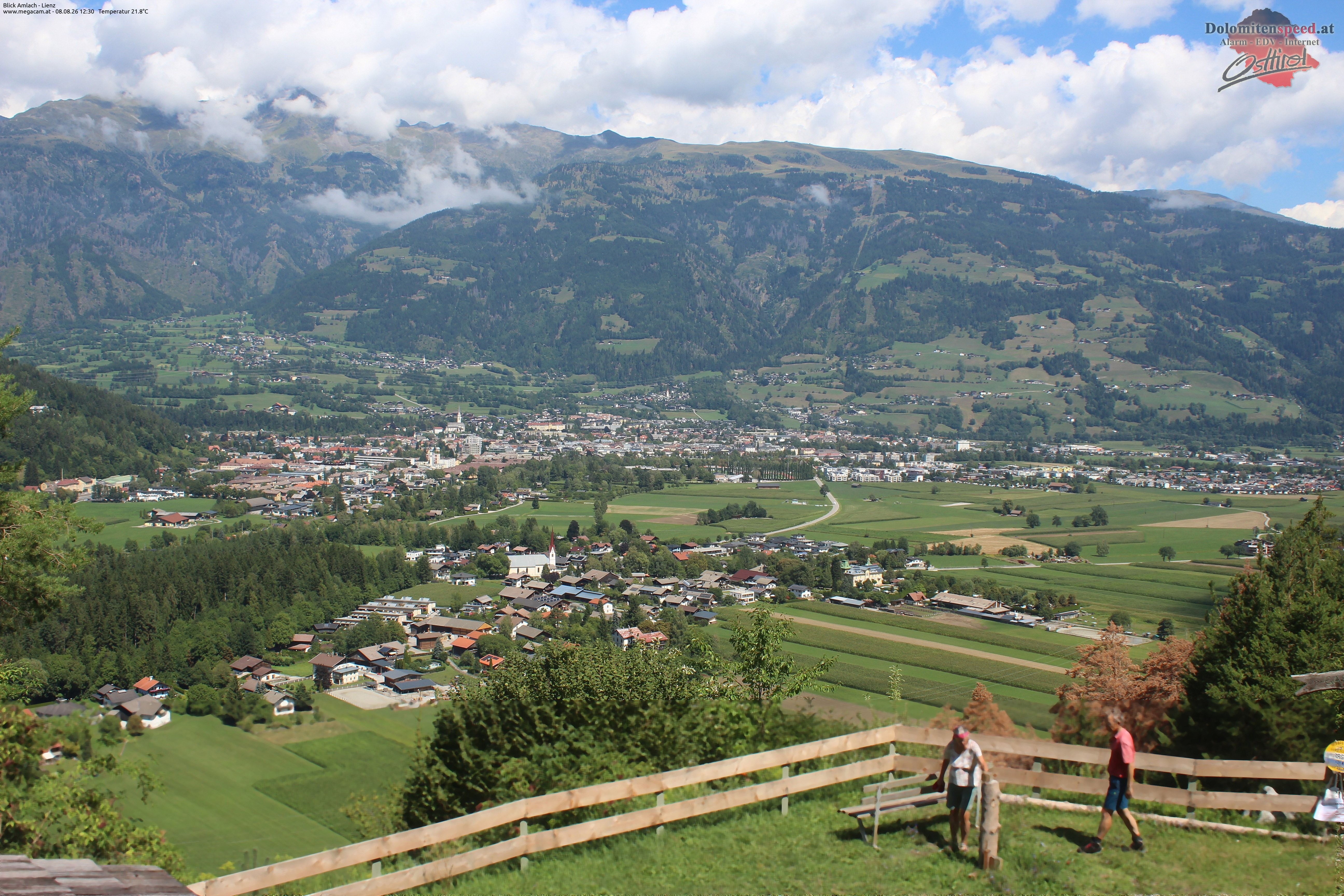 Archiv Foto Webcam Blick Amlach - Lienz - Osttirol