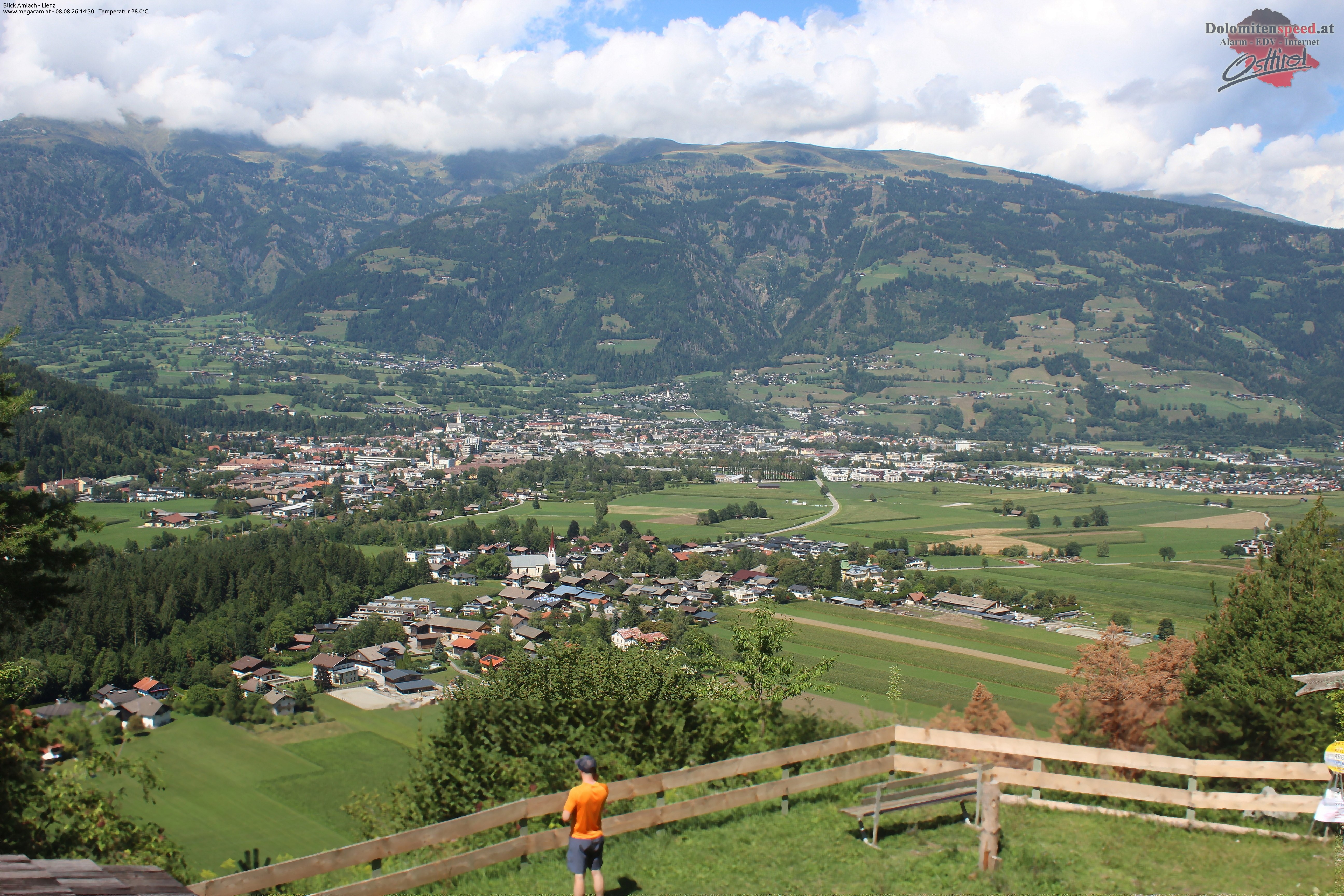 Archiv Foto Webcam Blick Amlach - Lienz - Osttirol