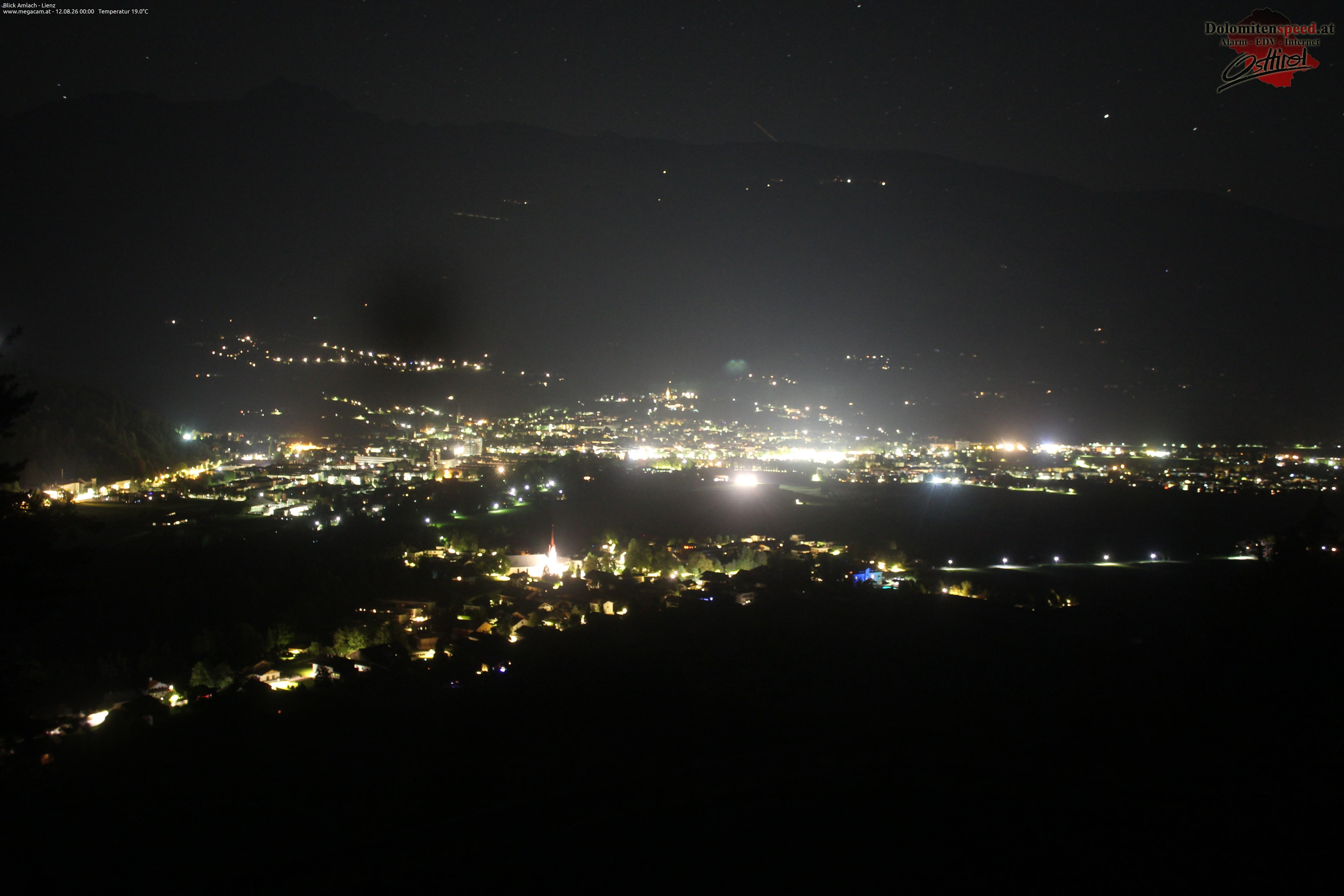 Archiv Foto Webcam Blick Amlach - Lienz - Osttirol