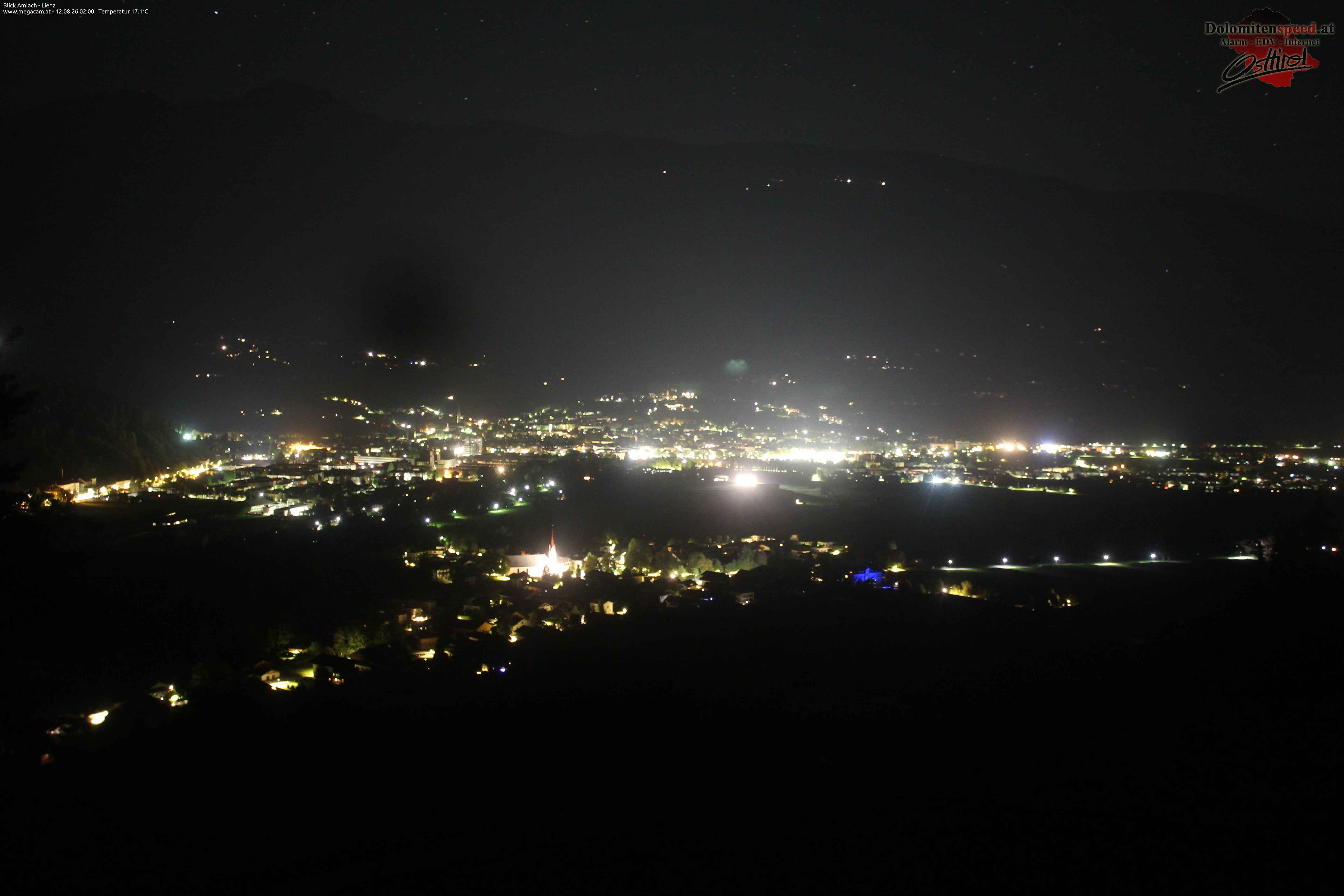 Archiv Foto Webcam Blick Amlach - Lienz - Osttirol