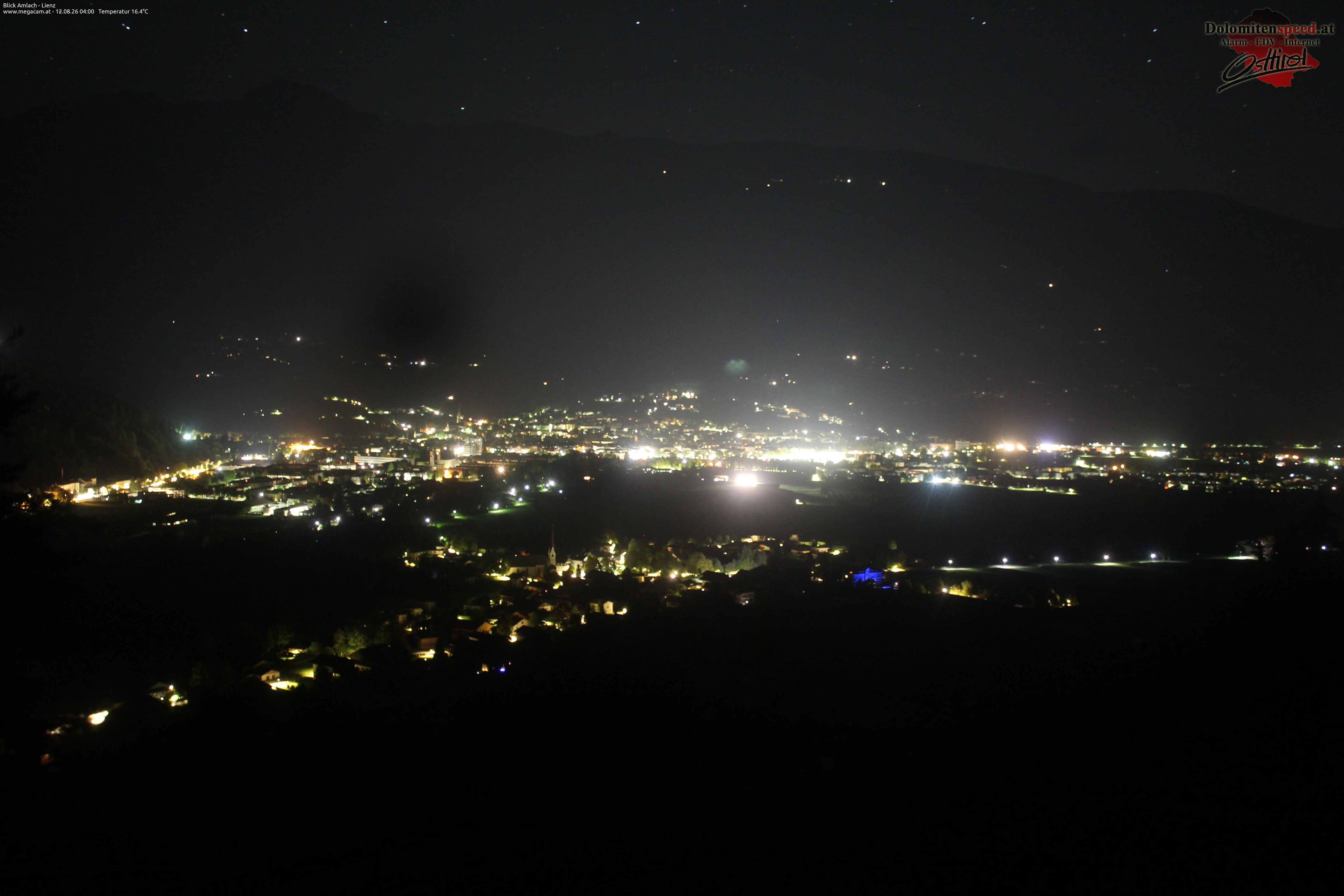 Archiv Foto Webcam Blick Amlach - Lienz - Osttirol