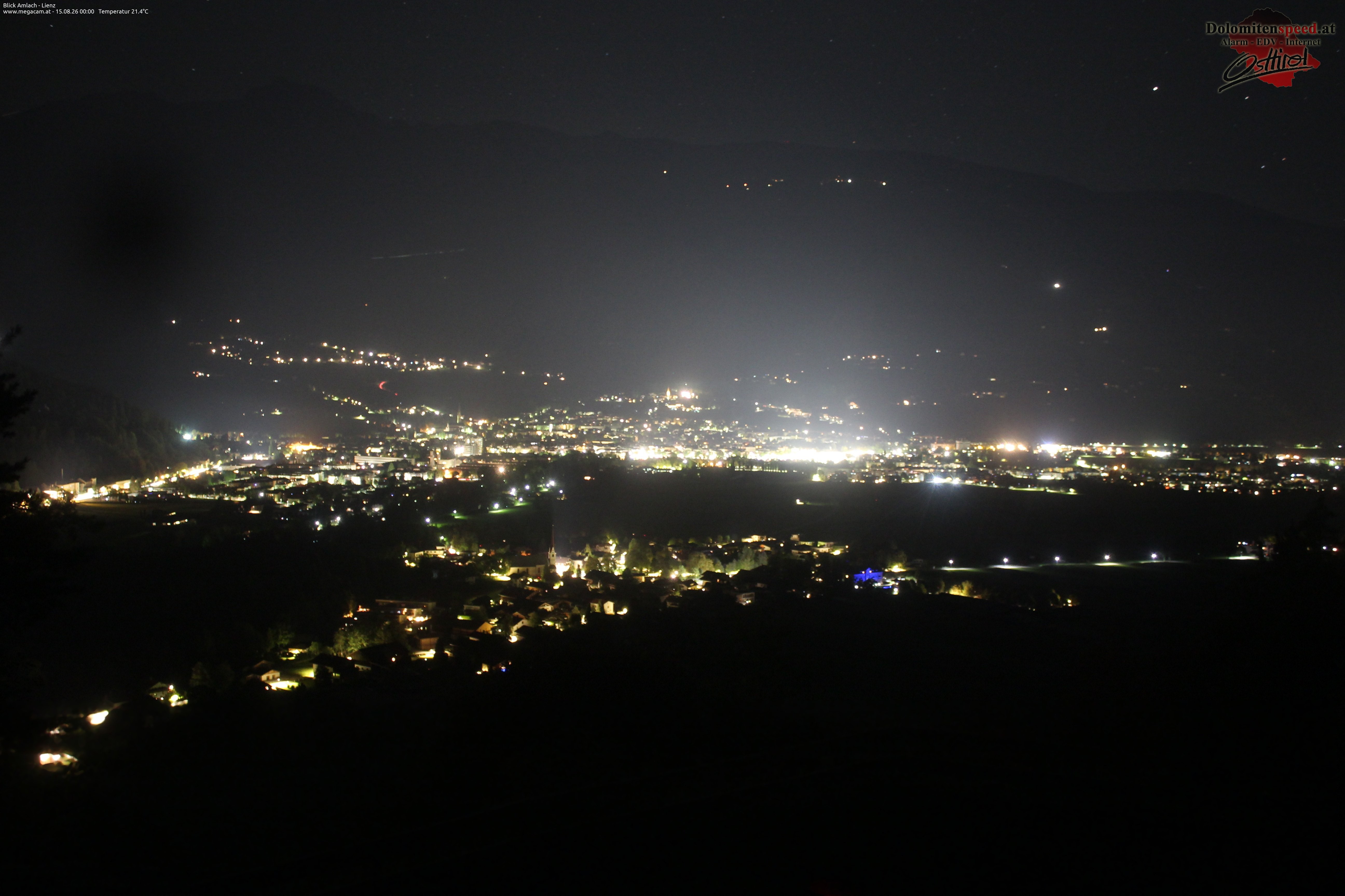 Archiv Foto Webcam Blick Amlach - Lienz - Osttirol