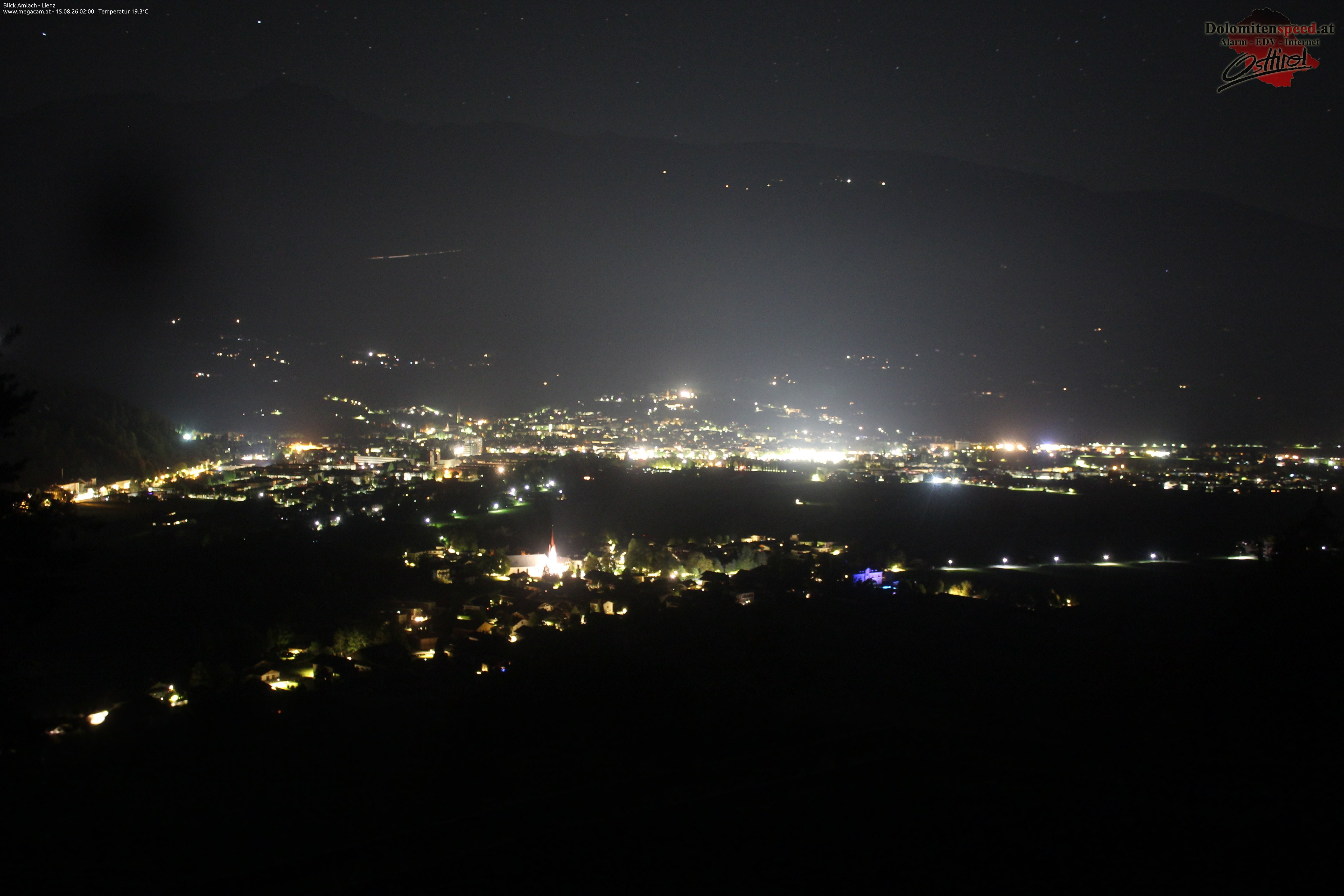 Archiv Foto Webcam Blick Amlach - Lienz - Osttirol