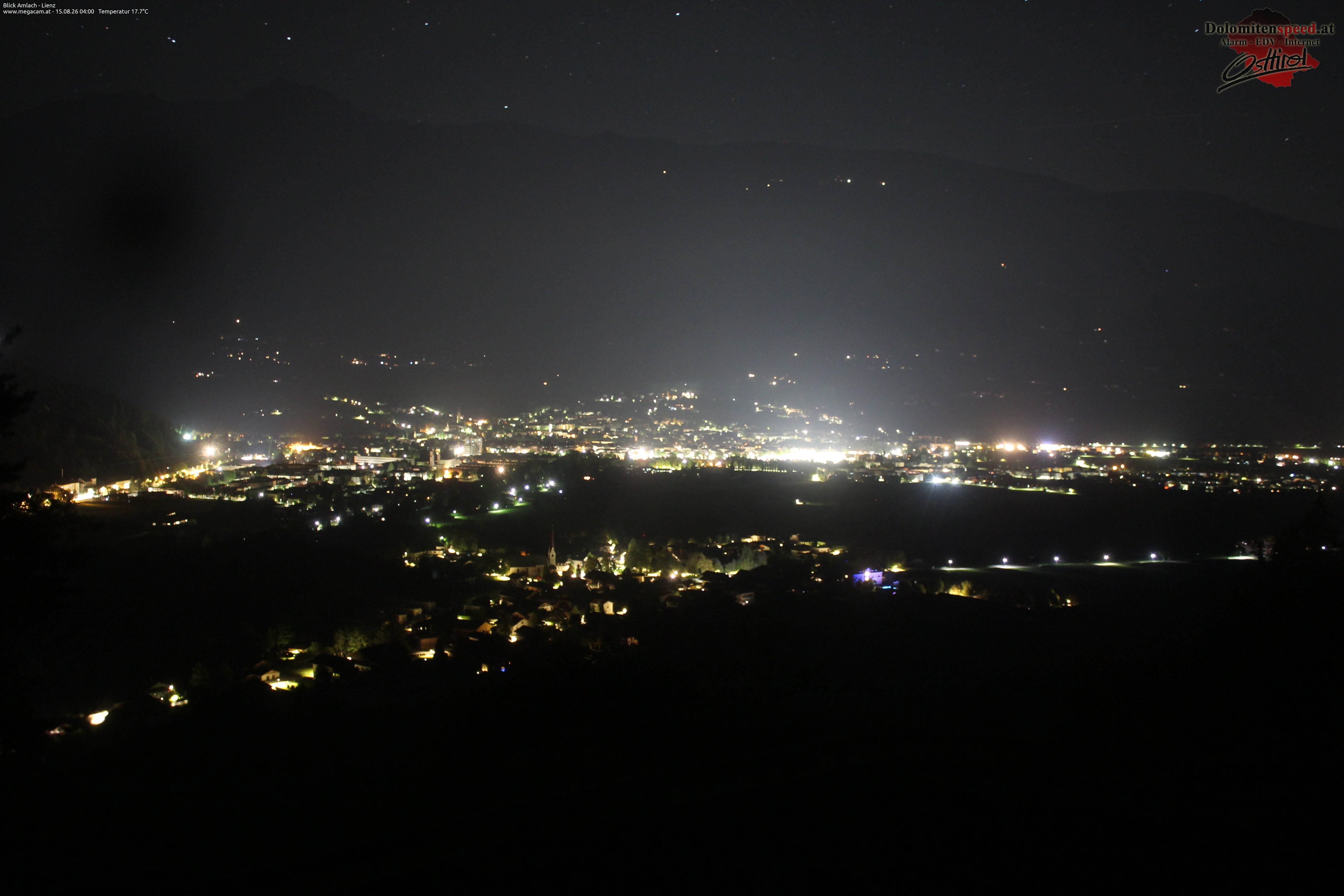 Archiv Foto Webcam Blick Amlach - Lienz - Osttirol