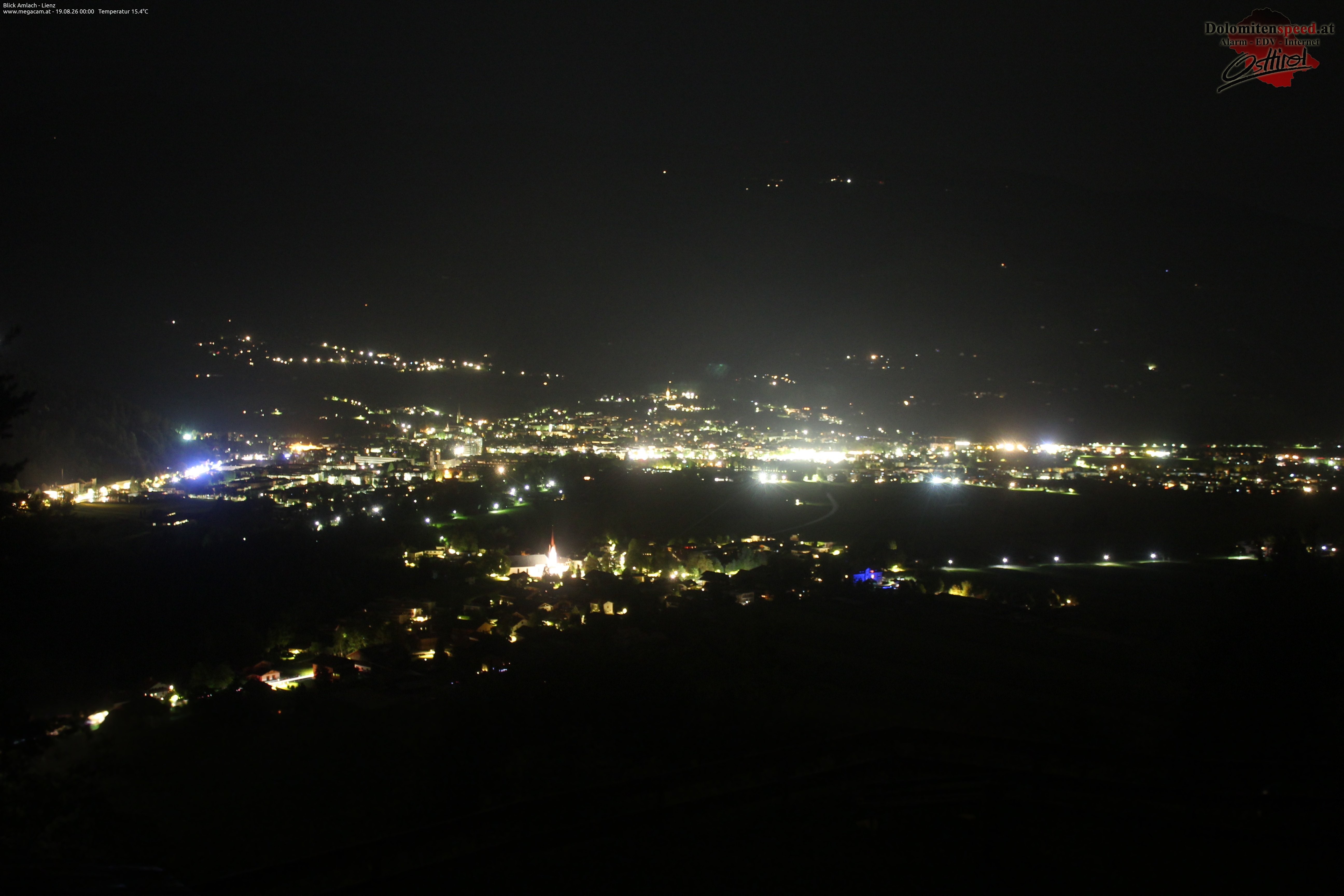 Archiv Foto Webcam Blick Amlach - Lienz - Osttirol