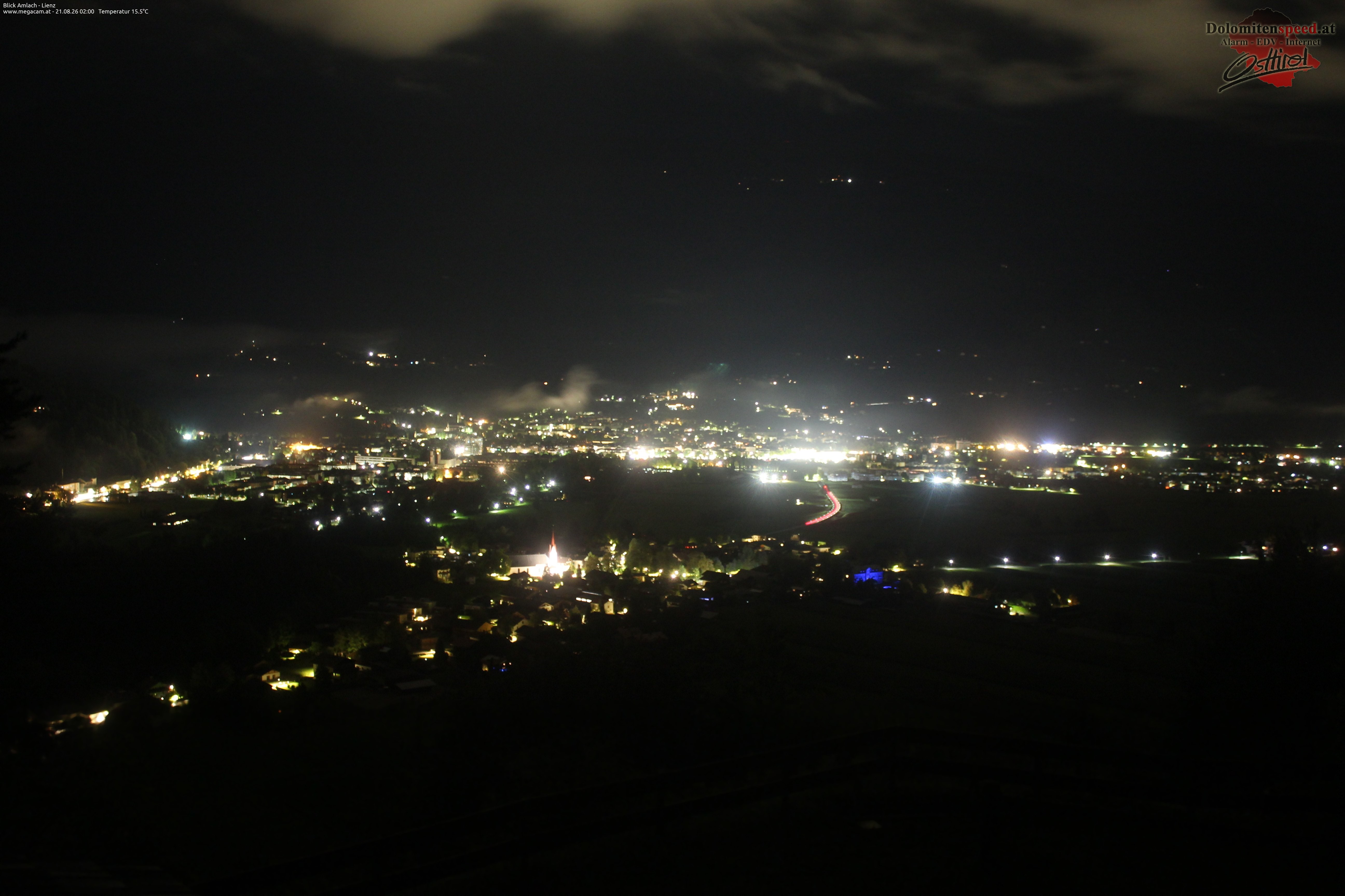 Archiv Foto Webcam Blick Amlach - Lienz - Osttirol